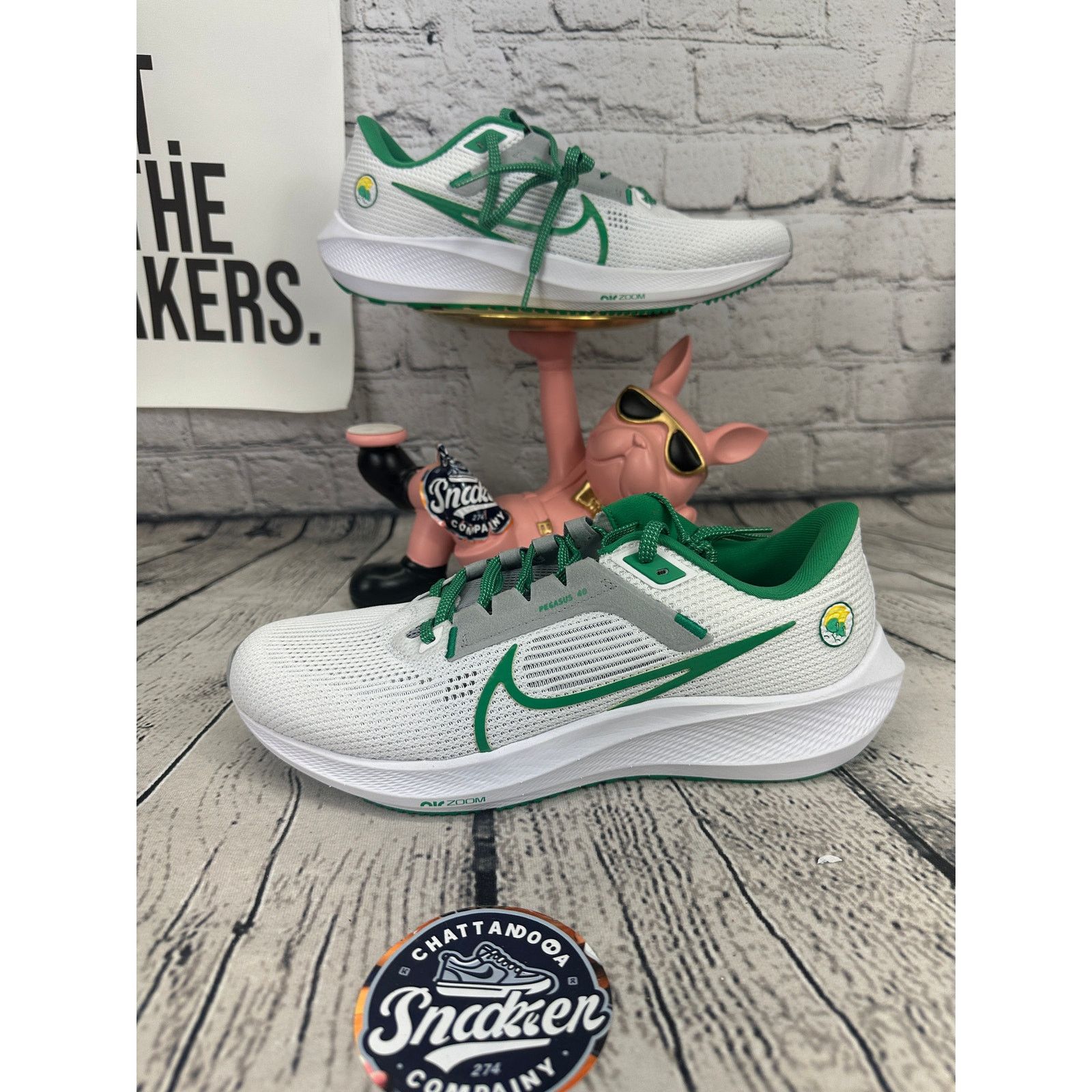 Nike Nike Pegasus 40 Running Shoes Mens 8.5 Green Norfolk Spartan Size US 9 / EU 42 - 1 Thumbnail