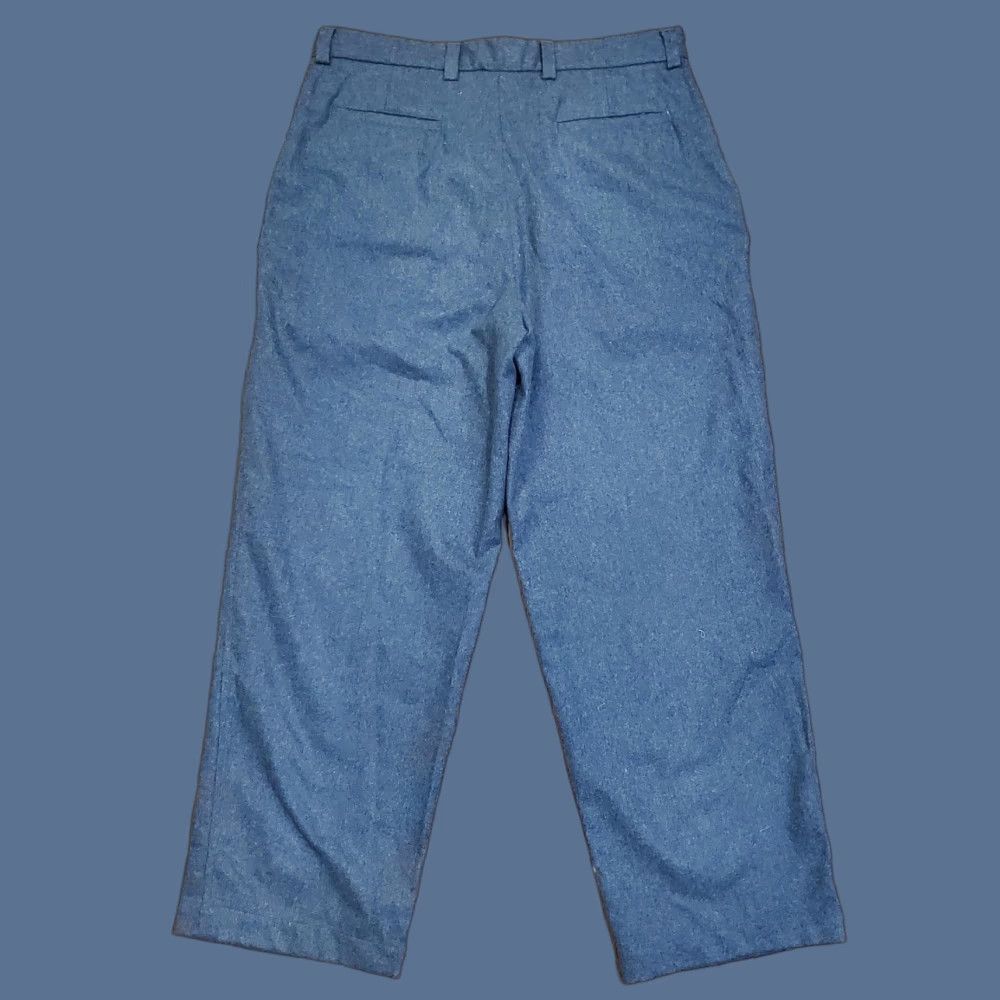 Gap GAP Mens Pants 36x30 Gray Wool Blend Dress Trousers Flat Front Lined Classic Pockets Straight Front Zip 30in Inseam Mens Regular Knitted? Size US 36 / EU 52 - 1 Thumbnail