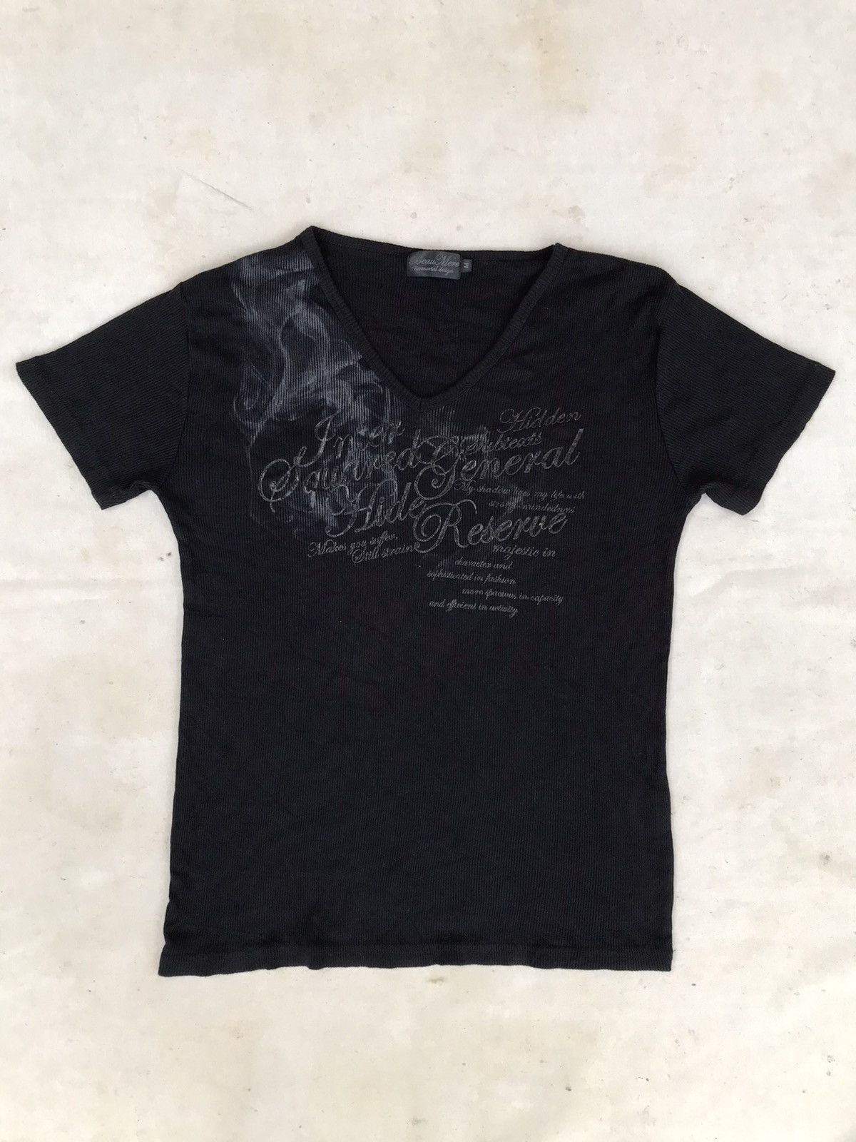 image of 14Th Addiction x If Six Was Nine Beaumere Gothic Immortal Gothic Design Tees in Black (Size Medium)