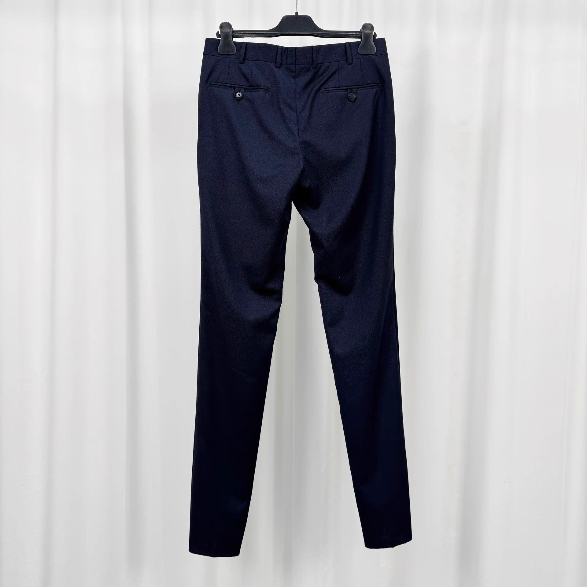 Prada Prada navy blue tailored trousers 46 new unhemmed Size US 30 / EU 46 - 2 Thumbnail