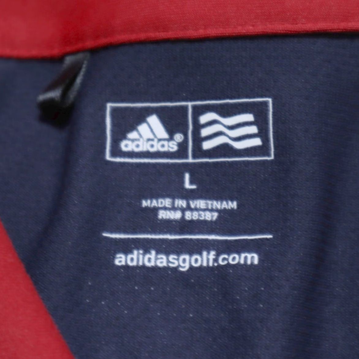 Adidas Adidas Golf Adizero Colorblock Polo Shirt Red Men's L Size US L / EU 52-54 / 3 - 5 Thumbnail