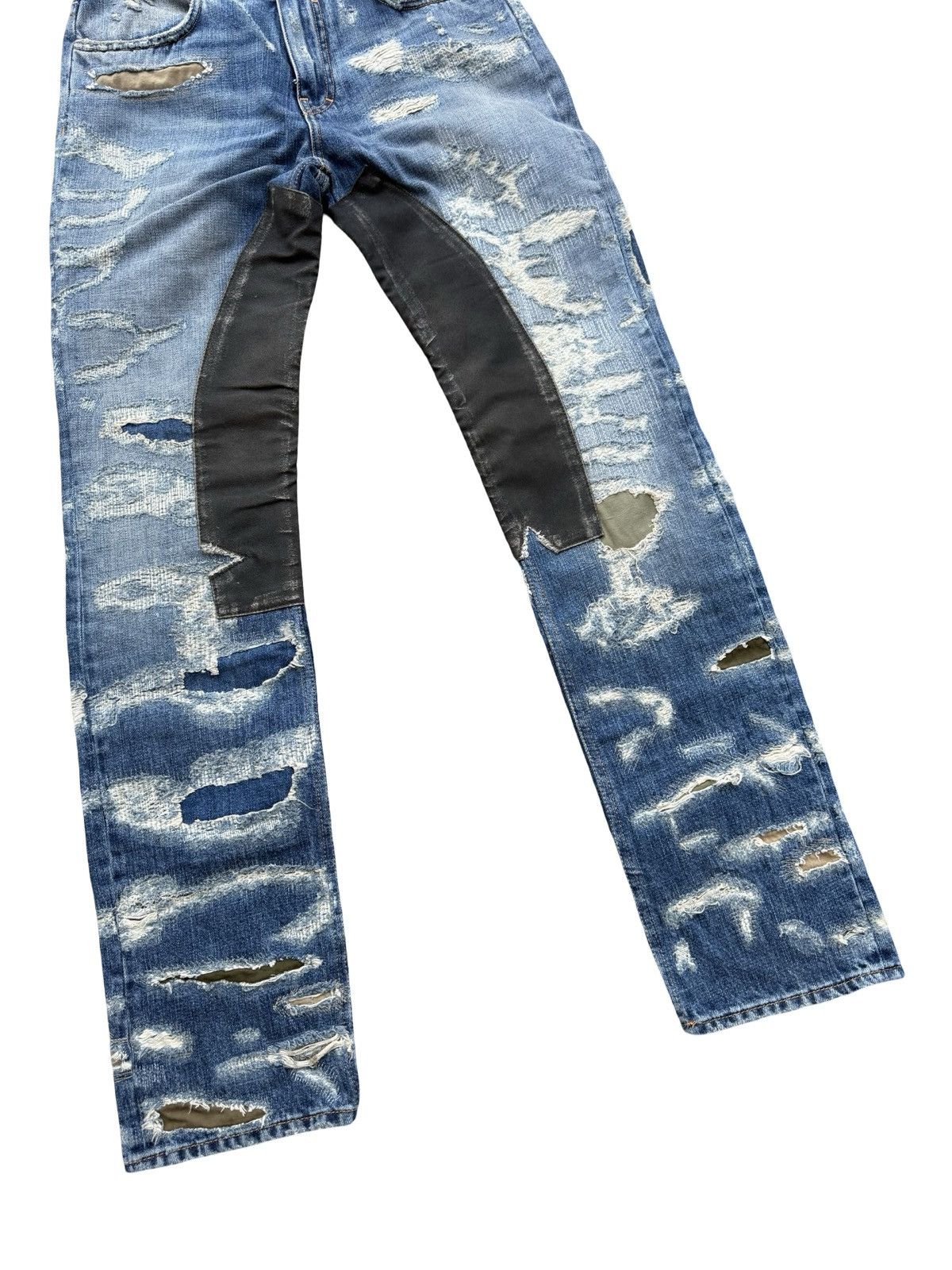 Givenchy Givenchy Boro Distressed Moleskin Denim Size US 30 / EU 46 - 2 Thumbnail