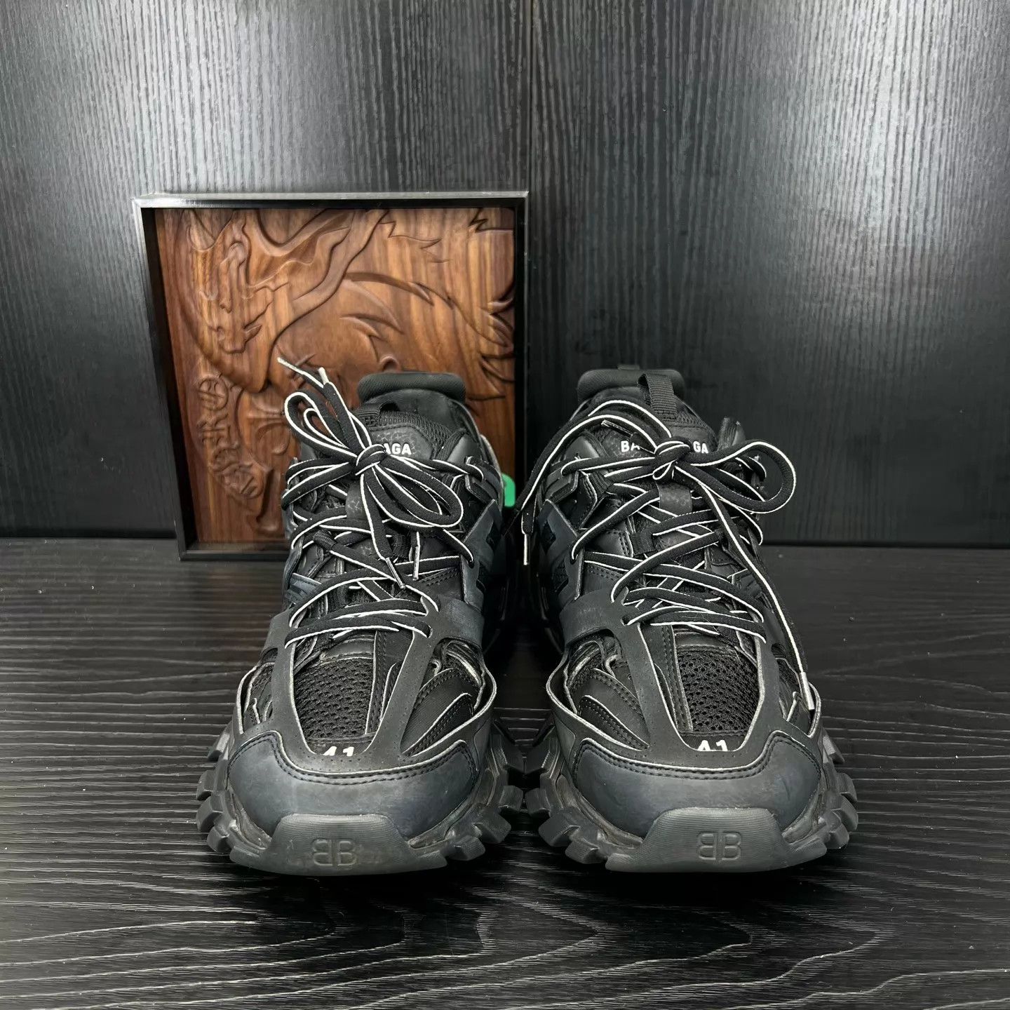 Balenciaga Balenciaga Track Black 41 Size US 8 / EU 41 - 2 Thumbnail