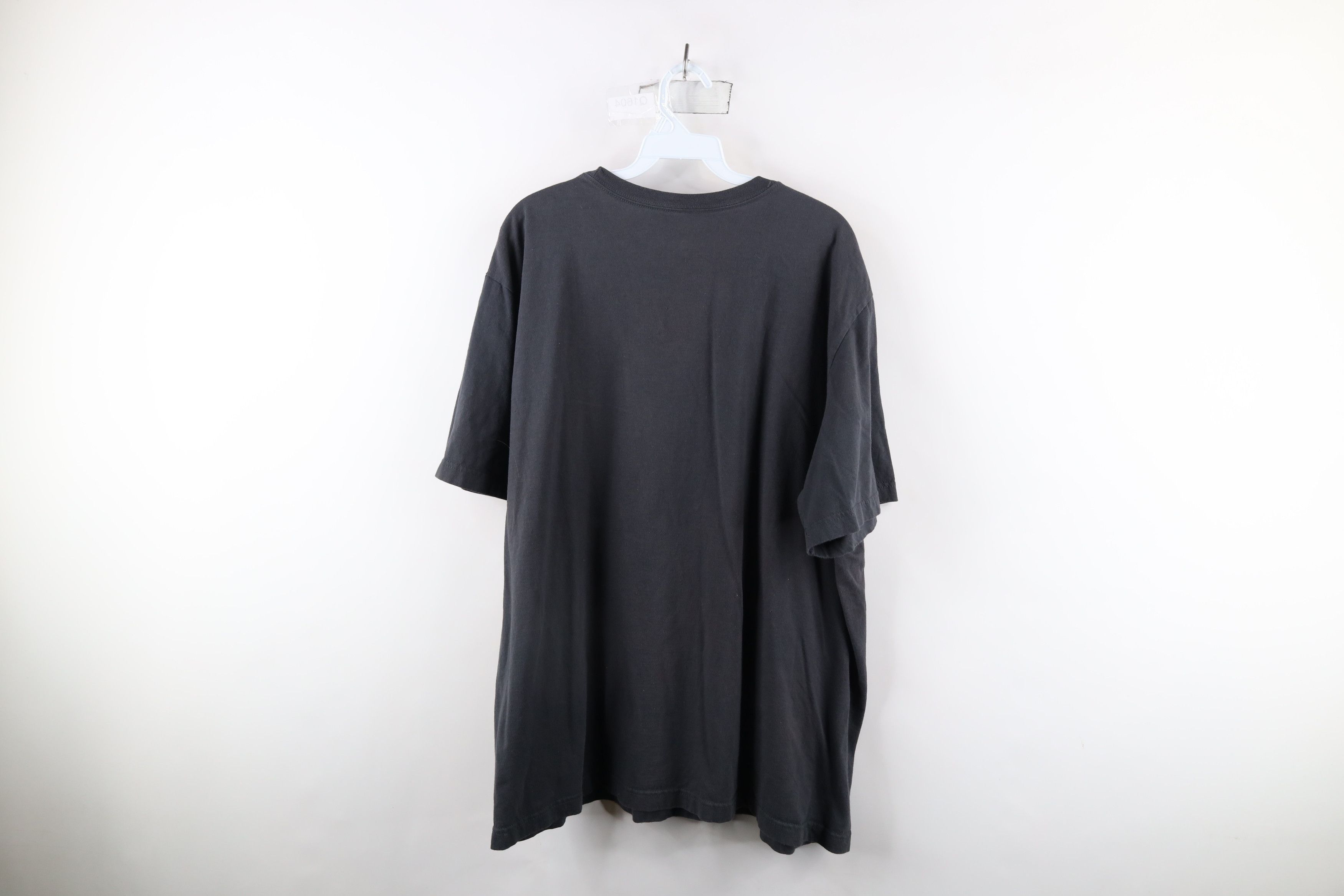 Nike × Vintage Vintage Nike Travis Scott Mini Swoosh T-Shirt Charcoal Gray Size US XXL / EU 58 / 5 - 8 Thumbnail