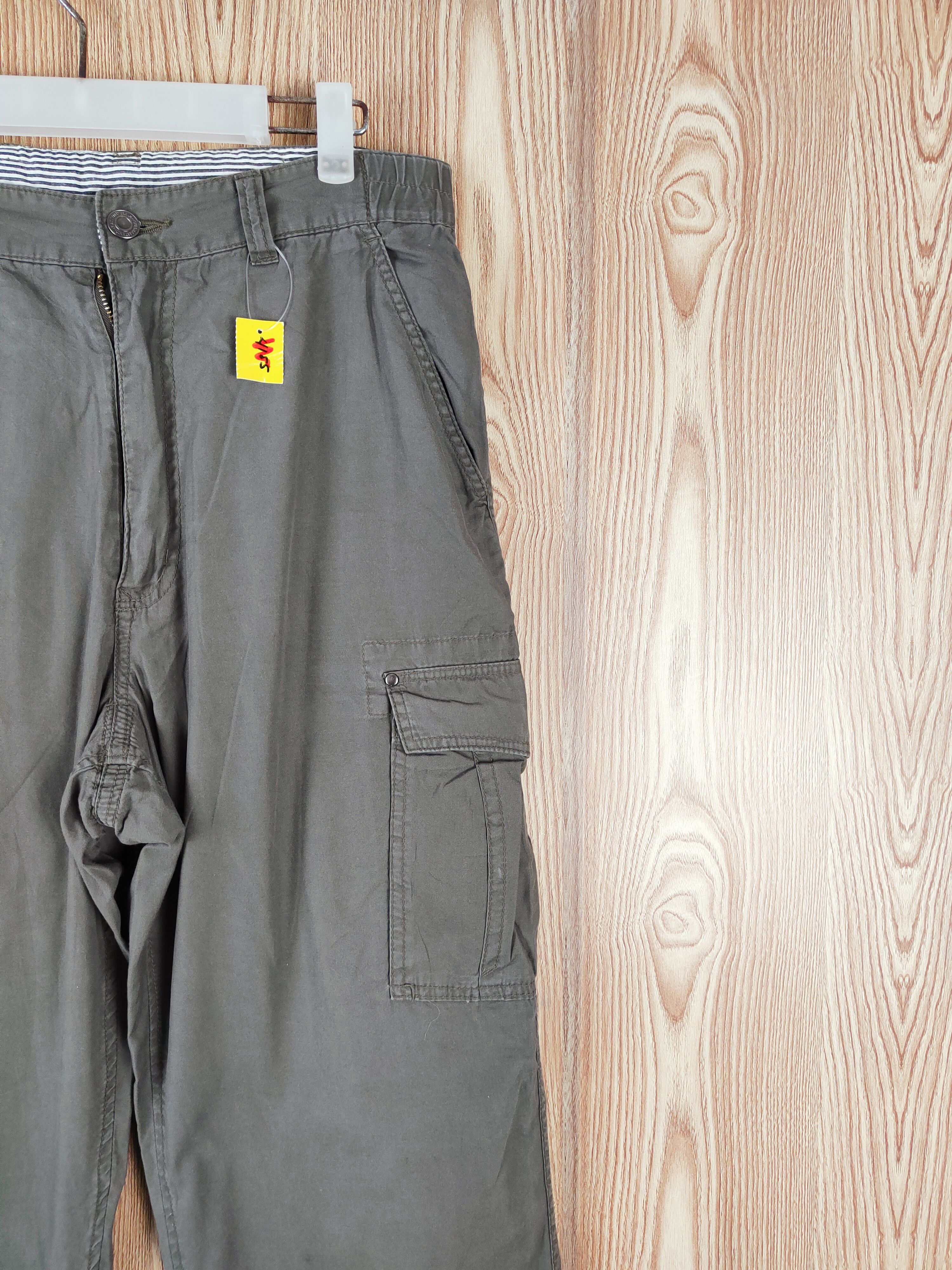 Japanese Brand Evenriver Olive Multipocket Tactical Cargo Pants #W327 Size US 33 - 5 Thumbnail