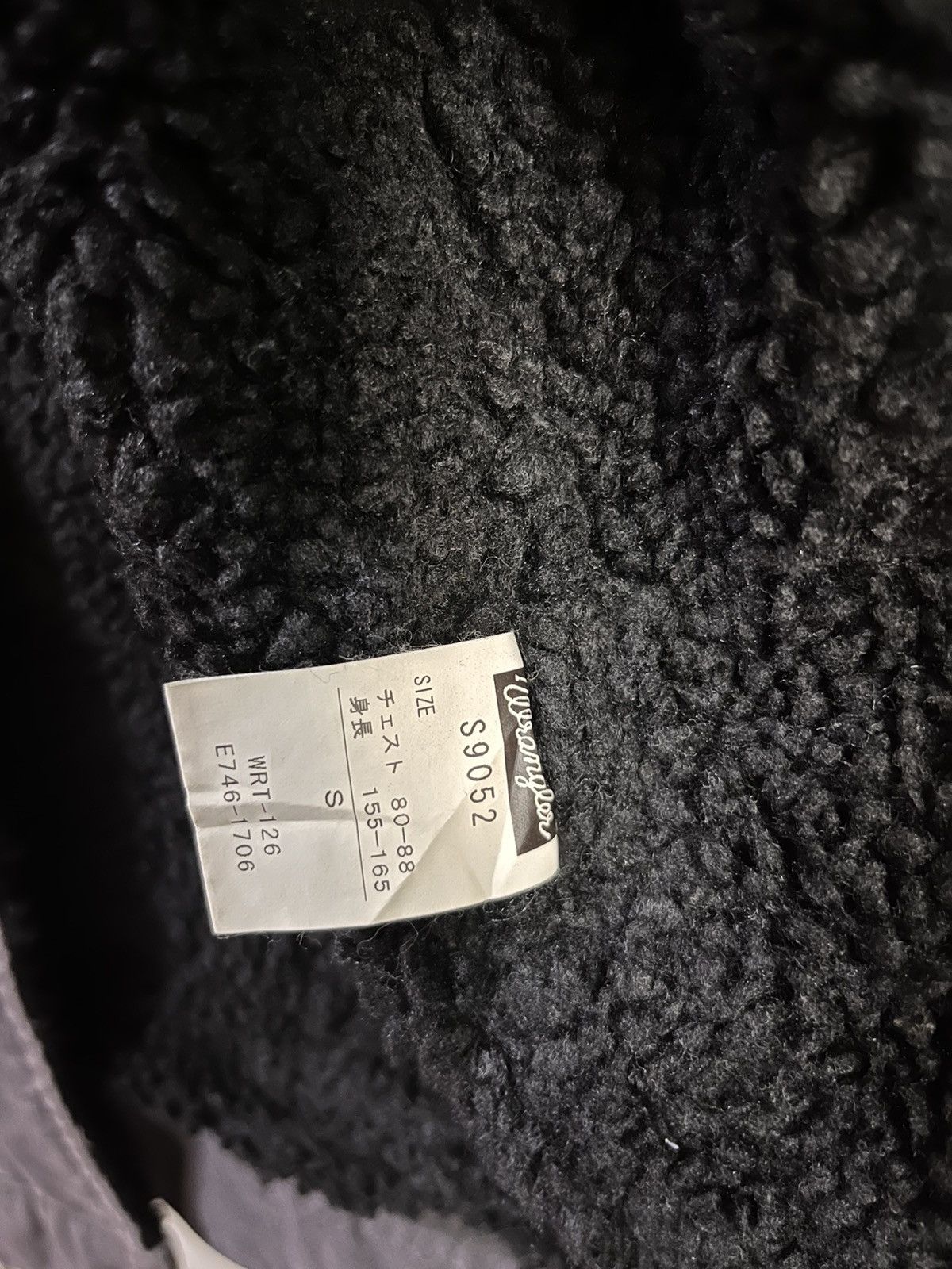 Wrangler 1990s denim attached faux fur #E5 Size US S / EU 44-46 / 1 - 8 Thumbnail