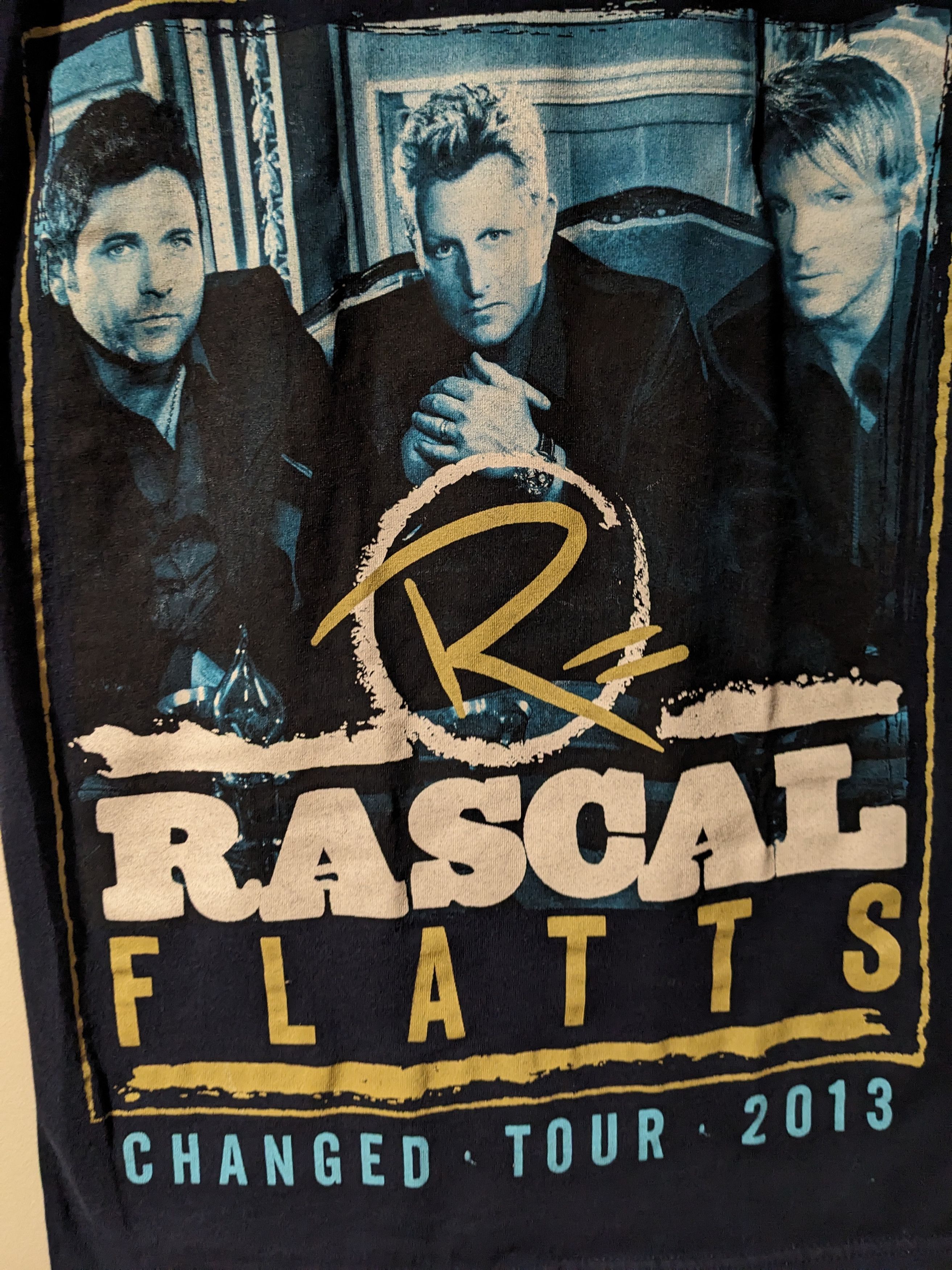 Band Tees × Vintage Vintage 2013 Rascal Flatts Changed Tour Music Band T-Shirt Size US S / EU 44-46 / 1 - 2 Thumbnail