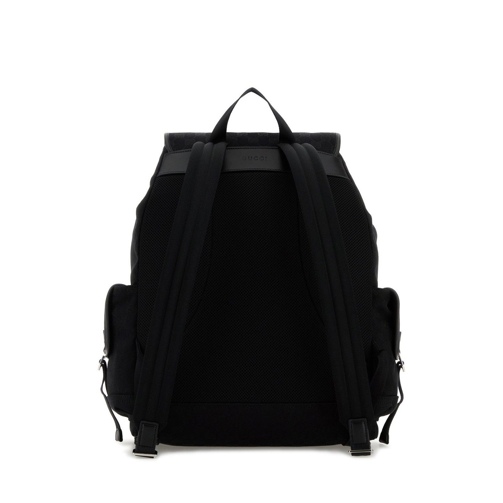 Gucci GUCCI Black GG Canvas Backpack New & Authentic Size ONE SIZE - 3 Thumbnail
