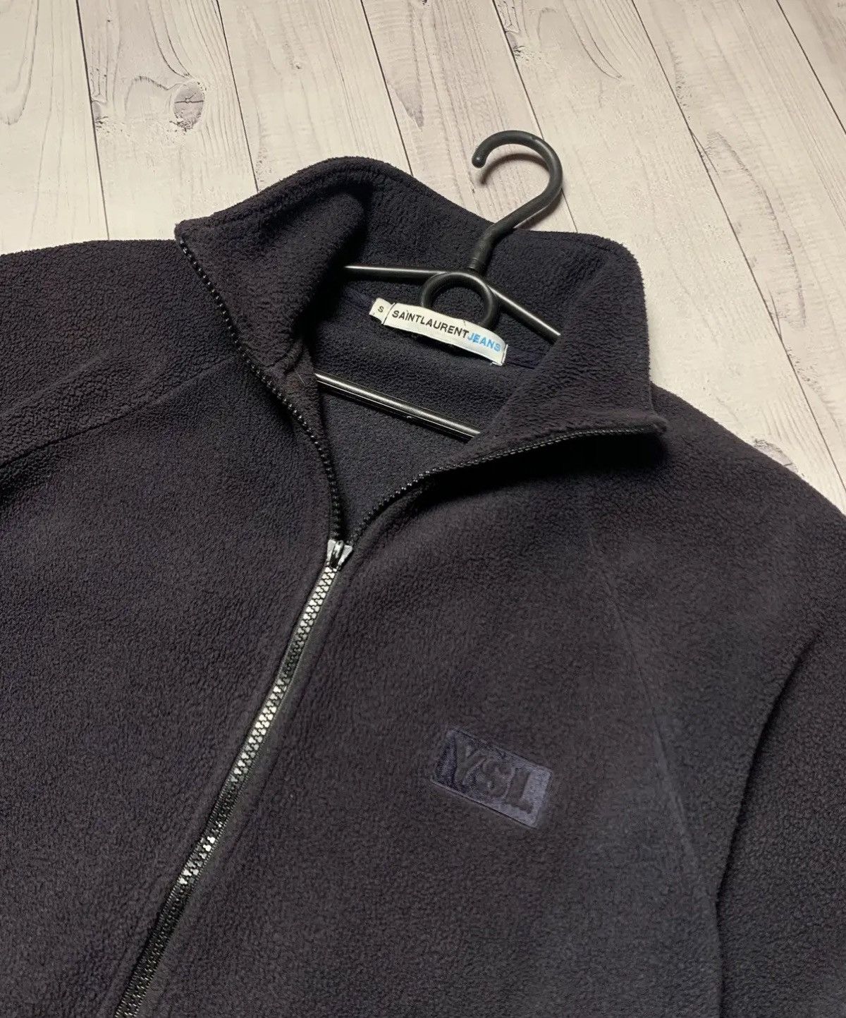 Vintage × Yves Saint Laurent Vintage Yves Saint Laurent fleece jacket logo S rare Size US S / EU 44-46 / 1 - 2 Thumbnail