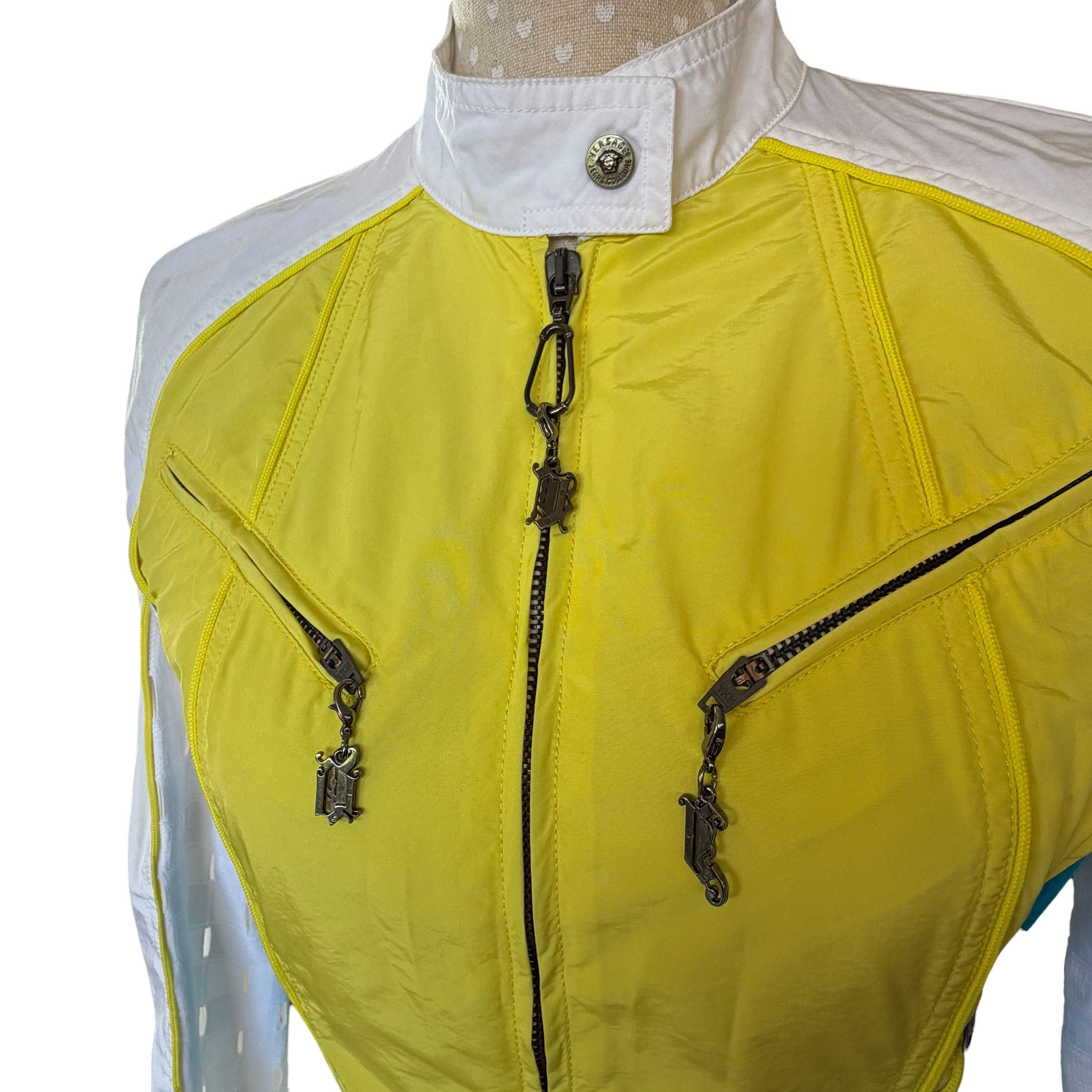 Versace VERSACE JEANS COUTURE VINTAGE BIKER SET Size 28" / US 6 / IT 42 - 8 Thumbnail
