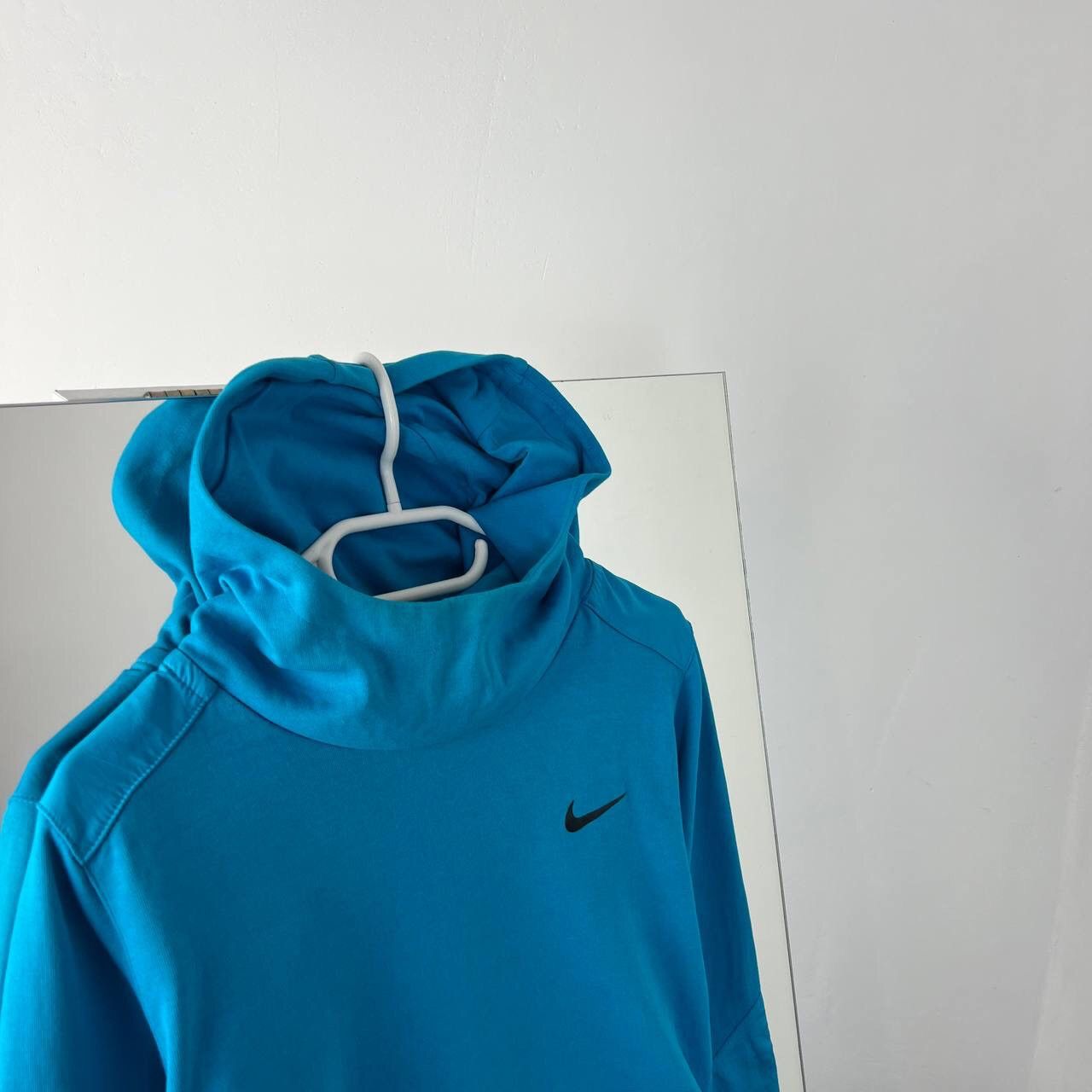 Nike Nike Ninja Hooded Mini Swoosh Y2K Style Boxy Fit Hoodie Size US S / EU 44-46 / 1 - 2 Thumbnail