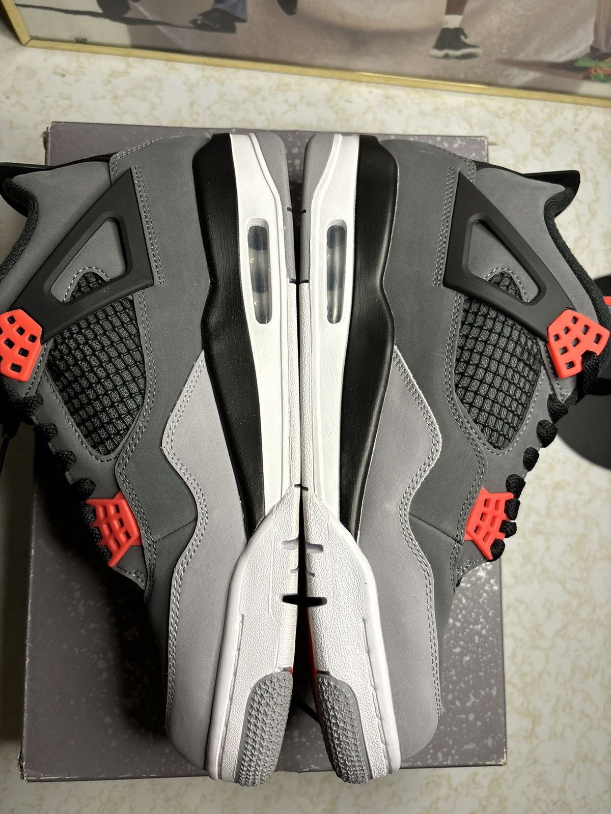 Jordan Brand Air Jordan 4 Retro Infrared Size US 9.5 / EU 42-43 - 3 Thumbnail