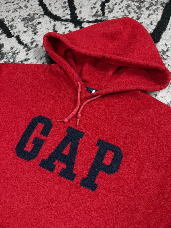 Gap Vintage Gap fleece hoodie red M Size US M / EU 48-50 / 2 - 3 Thumbnail