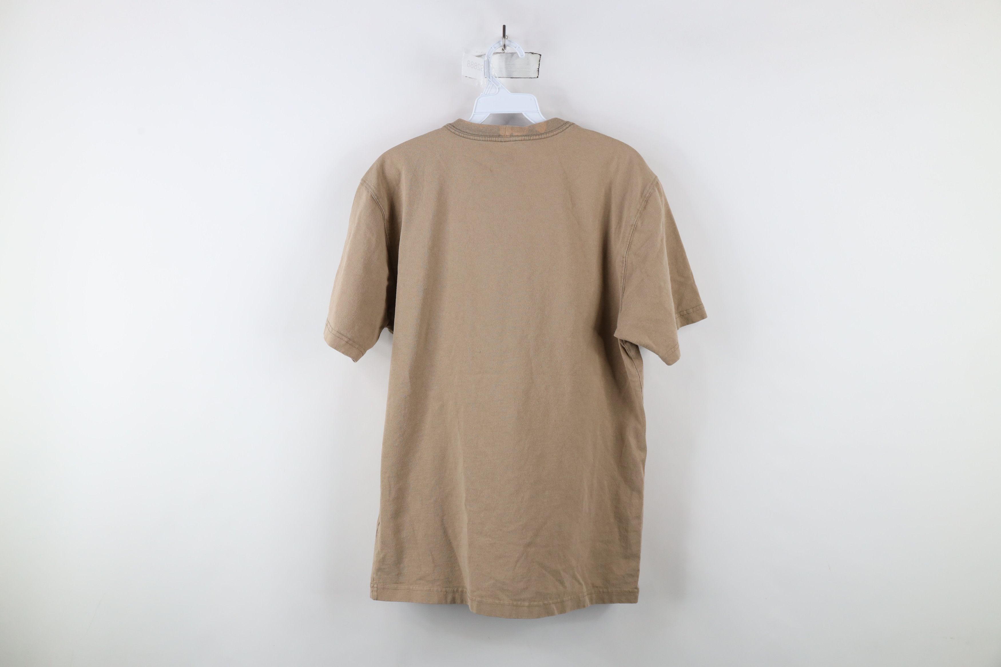 Carhartt × Vintage Vintage Y2K Carhartt Spell Short Sleeve Pocket T-Shirt Tan Size US S / EU 44-46 / 1 - 11 Thumbnail