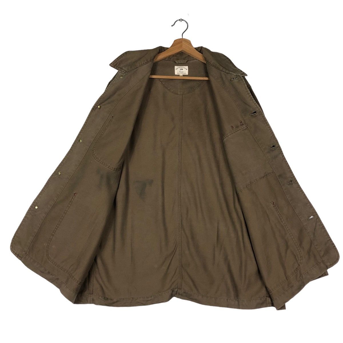 Japanese Brand 🔥Vtg Duck Canvas Chore Jacket Second Club Issey Miyake Size US L / EU 52-54 / 3 - 11 Thumbnail