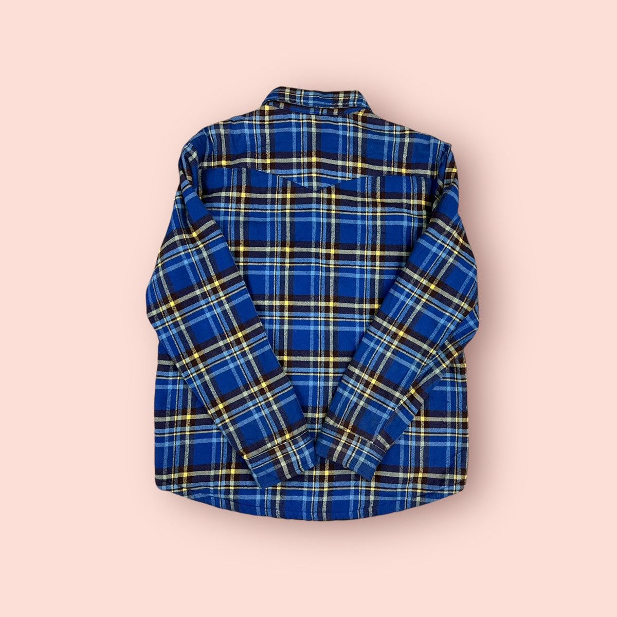 Flannel × Japanese Brand × Uniqlo VINTAGE UNIQLO WESTERN DESIGN DOUBLE CHEST POCKET FLANNEL Size US XL / EU 56 / 4 - 24 Thumbnail