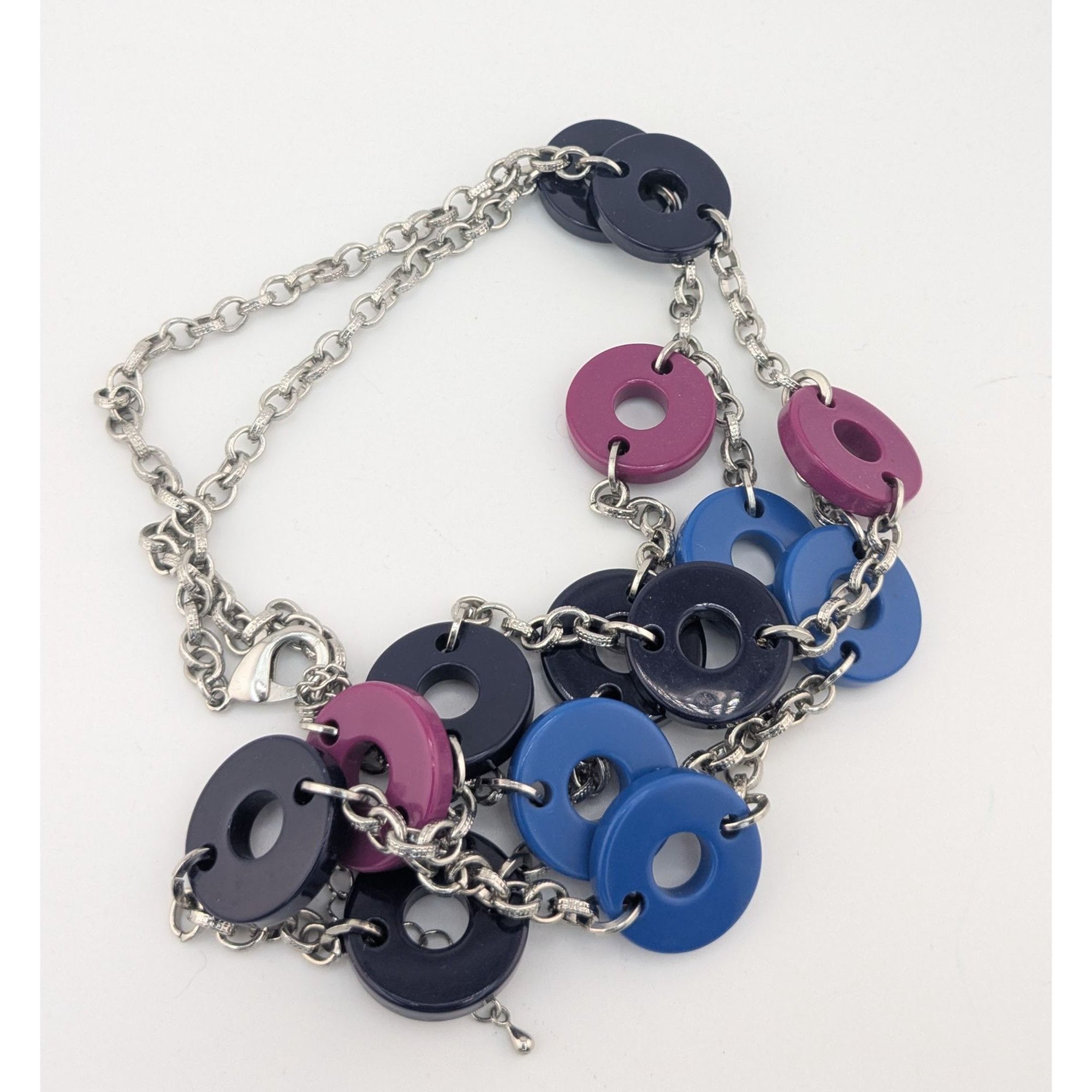 Other Colorful Multi-Layer Circle Layered Station Necklace Size ONE SIZE - 6 Thumbnail