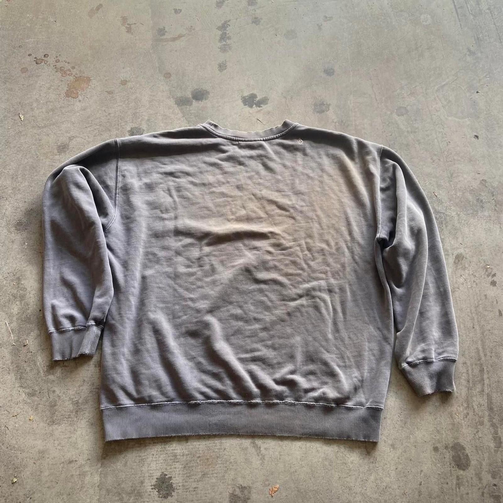 Volcom Volcom Stone Mens Crewneck Grey Mens Size Large Y2K Surf Size US L / EU 52-54 / 3 - 3 Thumbnail