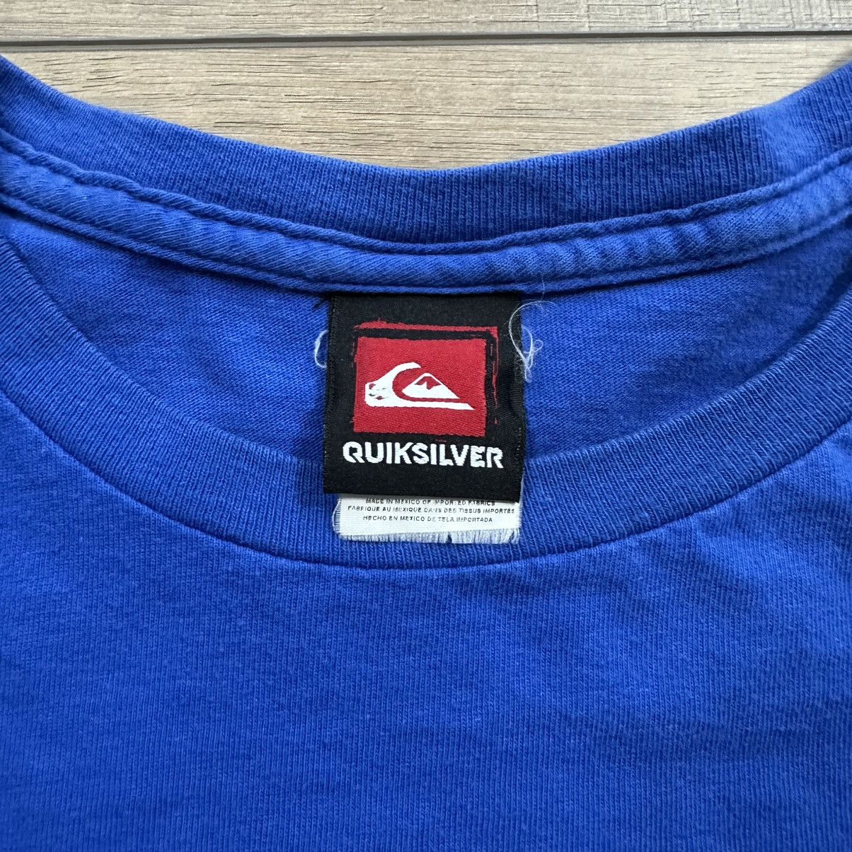 Quiksilver Vintage 2000s Y2K Quiksilver Aloha Blue Surf Graphic Tee Size US XL / EU 56 / 4 - 8 Thumbnail