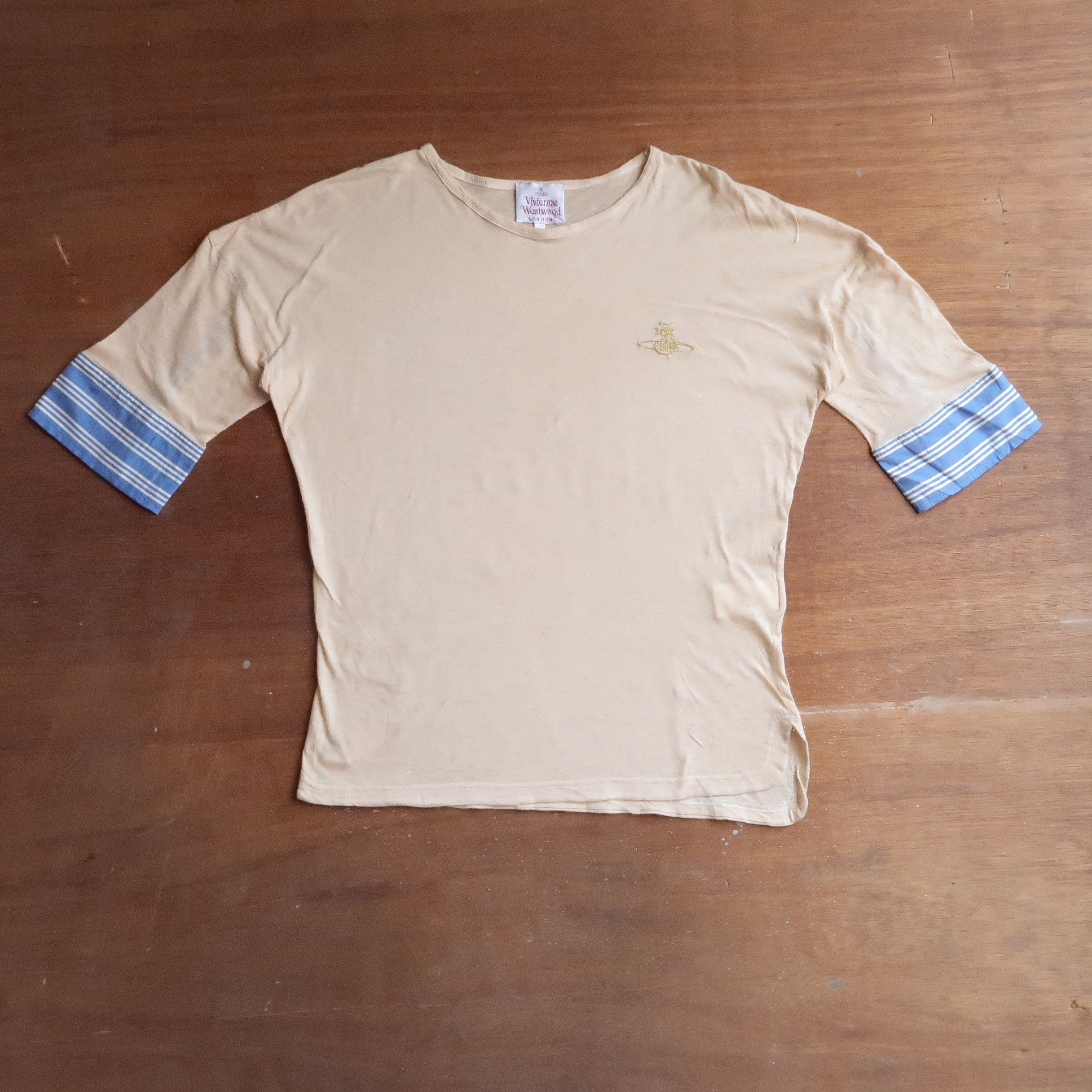 Seditionaries 🔥 Rare Vivienne Westwood Orb Logo Raglan Tee Size US M / EU 48-50 / 2 - 1 Thumbnail