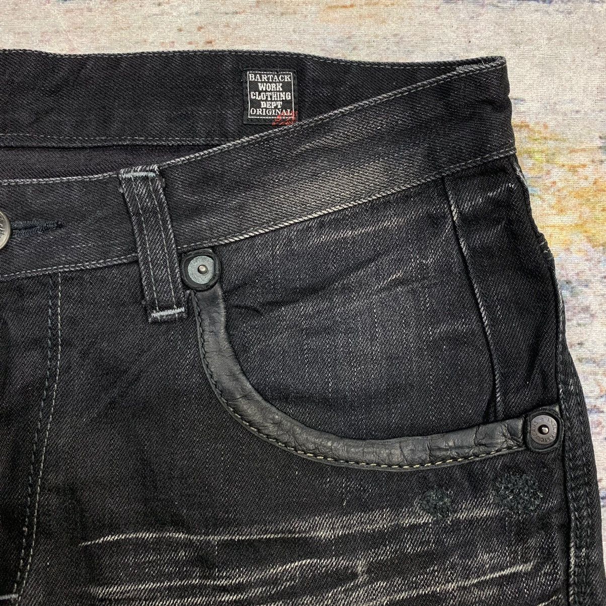 Japanese Brand Bartack wash denim pants Size US 34 / EU 50 - 10 Thumbnail