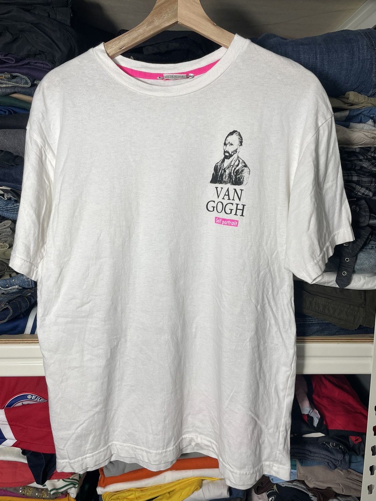 Zara Van Gogh Self Portrait Tee by Zara Size US L / EU 52-54 / 3 - 2 Thumbnail