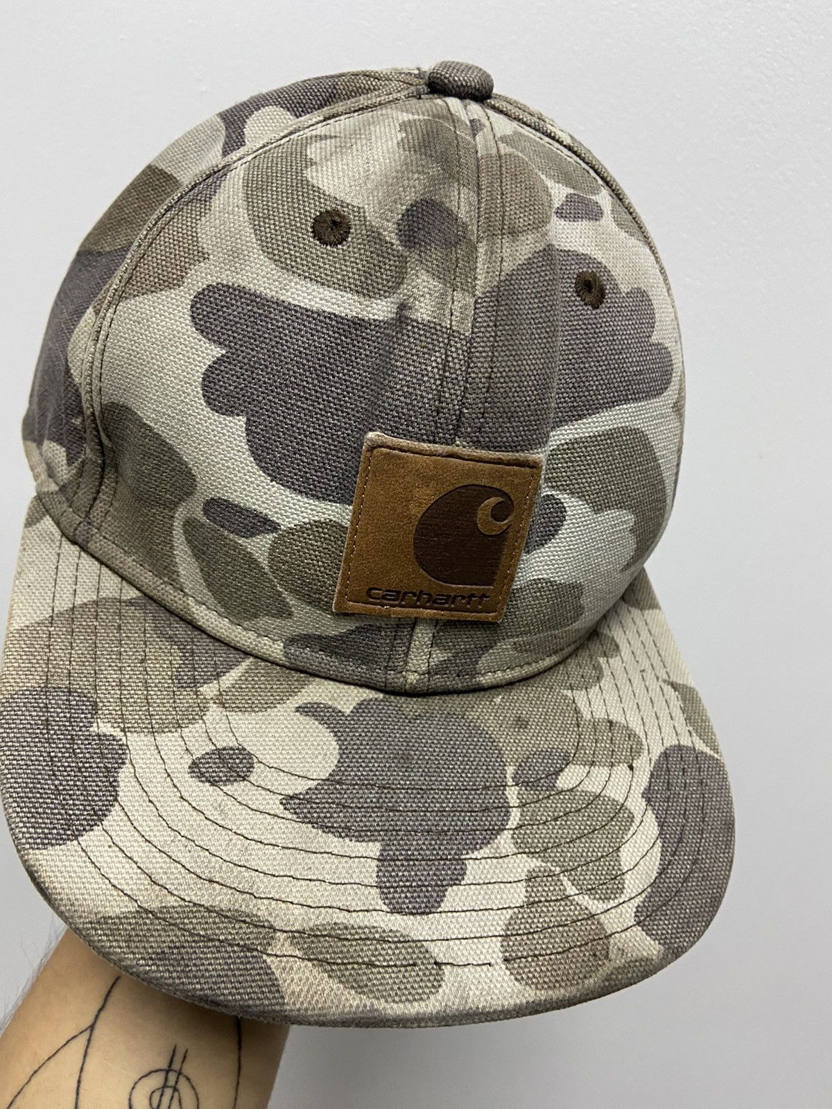 Carhartt × Vintage Carhartt vintage Cap Snapback Small Logo Skate Y2K Size ONE SIZE - 11 Thumbnail