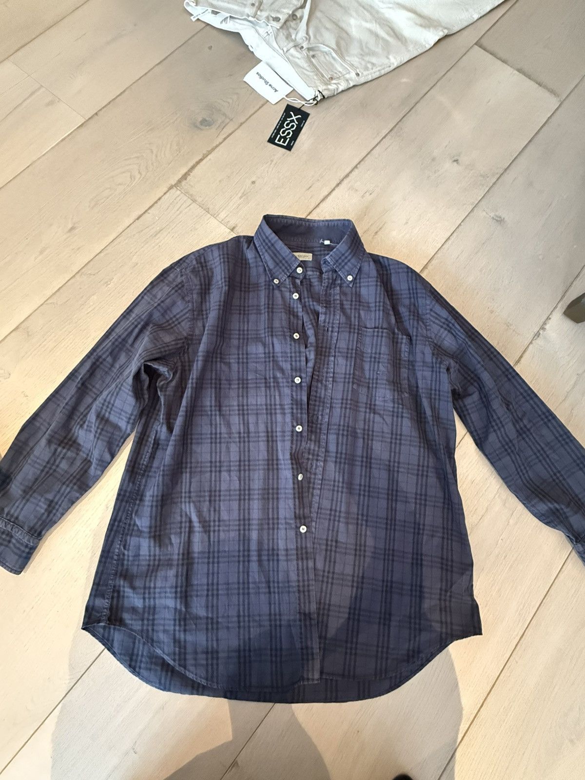 Burberry Vintage Burberry button up Size US XL / EU 56 / 4 - 1 Thumbnail