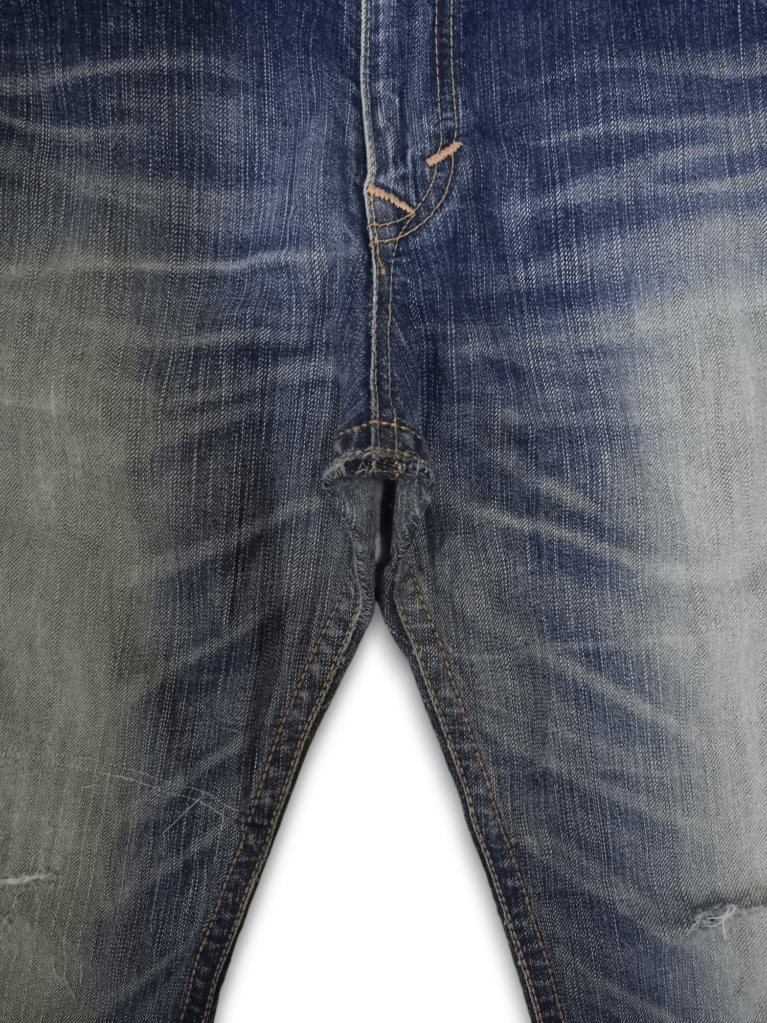 Edwin Exclusive Vintage Edwin XV Mud Wash Distressed Baggy Jeans Size US 34 / EU 50 - 6 Thumbnail