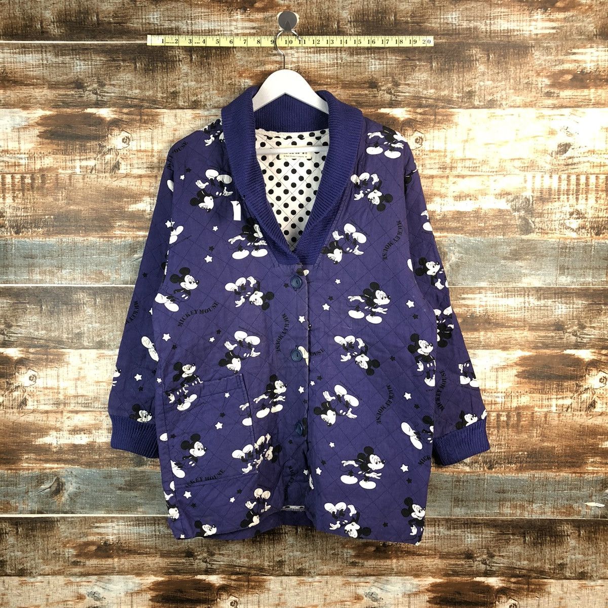 Disney Erny Walt Disney Mickey Mouse Cardigan vintage #A2370 Size M / US 6-8 / IT 42-44 - 1 Thumbnail