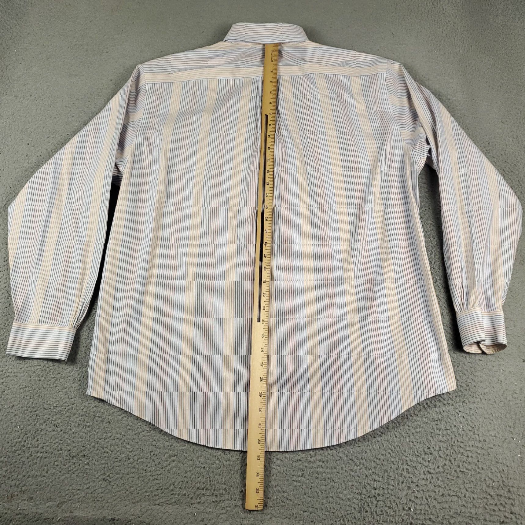 Brooks Brothers Brooks Brothers Striped Button-Up Shirt Mens Large Blue Regular Fit Long Sleeve Size US L / EU 52-54 / 3 - 4 Thumbnail