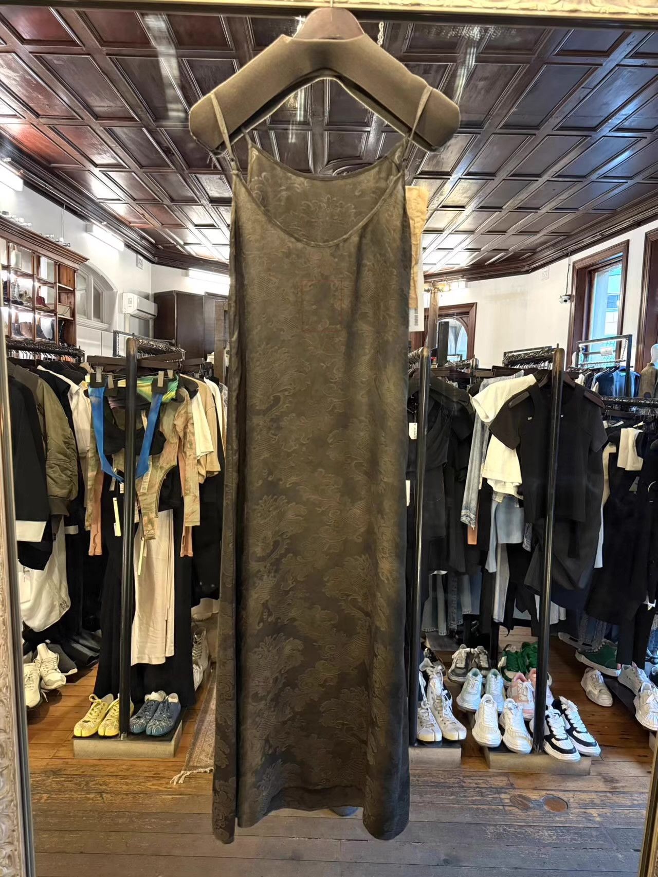 Uma Wang UMA WANG FW25 Women’s Main Dark Green Anaya Dress Ｑ25 Size XS / US 0-2 / IT 36-38 - 2 Thumbnail