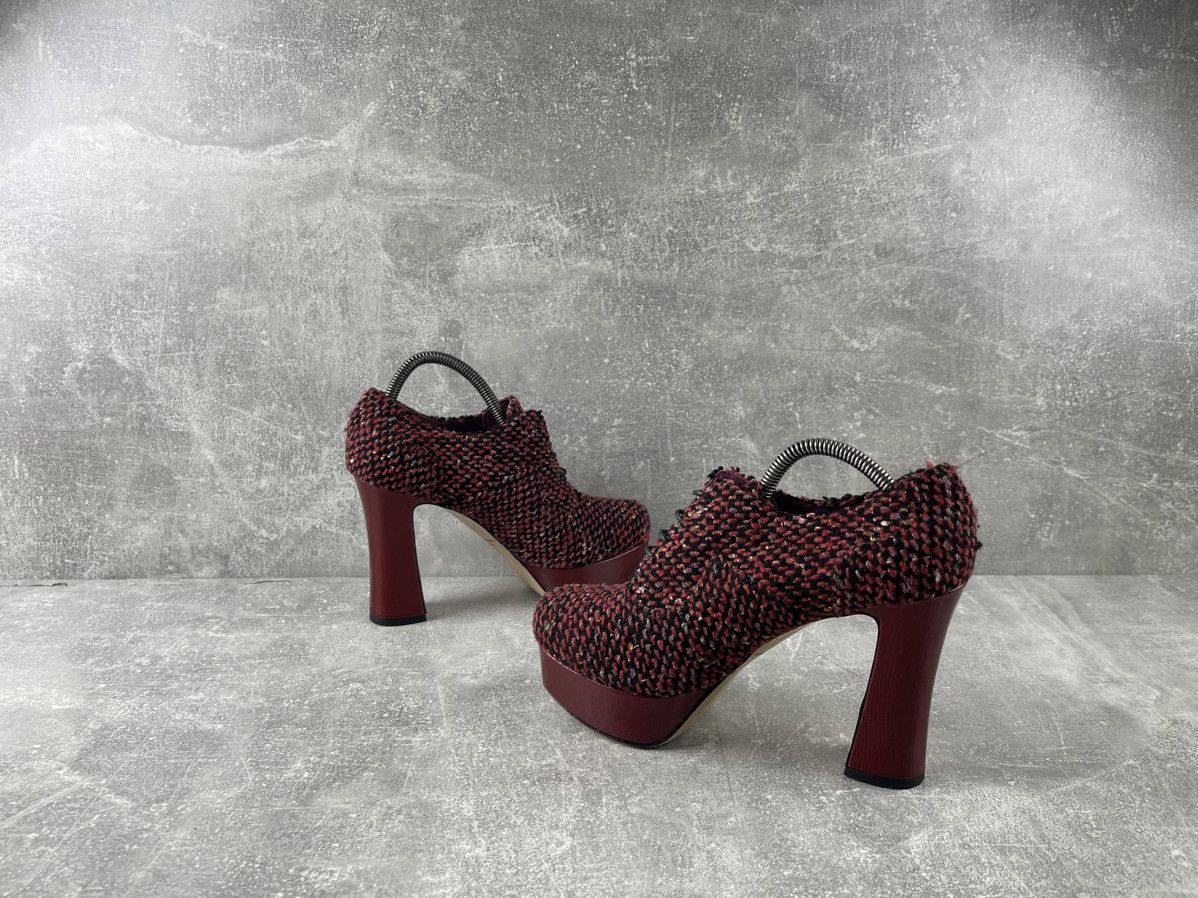 Other Massimolonardo Red Platform Heels Size US 8 / IT 38 - 5 Thumbnail