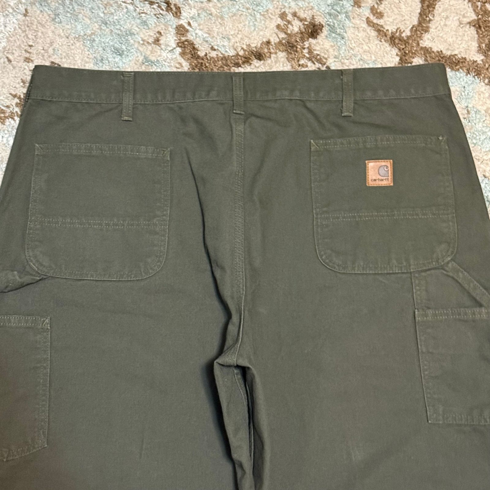 Carhartt Vintage Carhartt B11 MOS Carpenter Pants 42x28 Moss Green Size US 42 / EU 58 - 3 Thumbnail