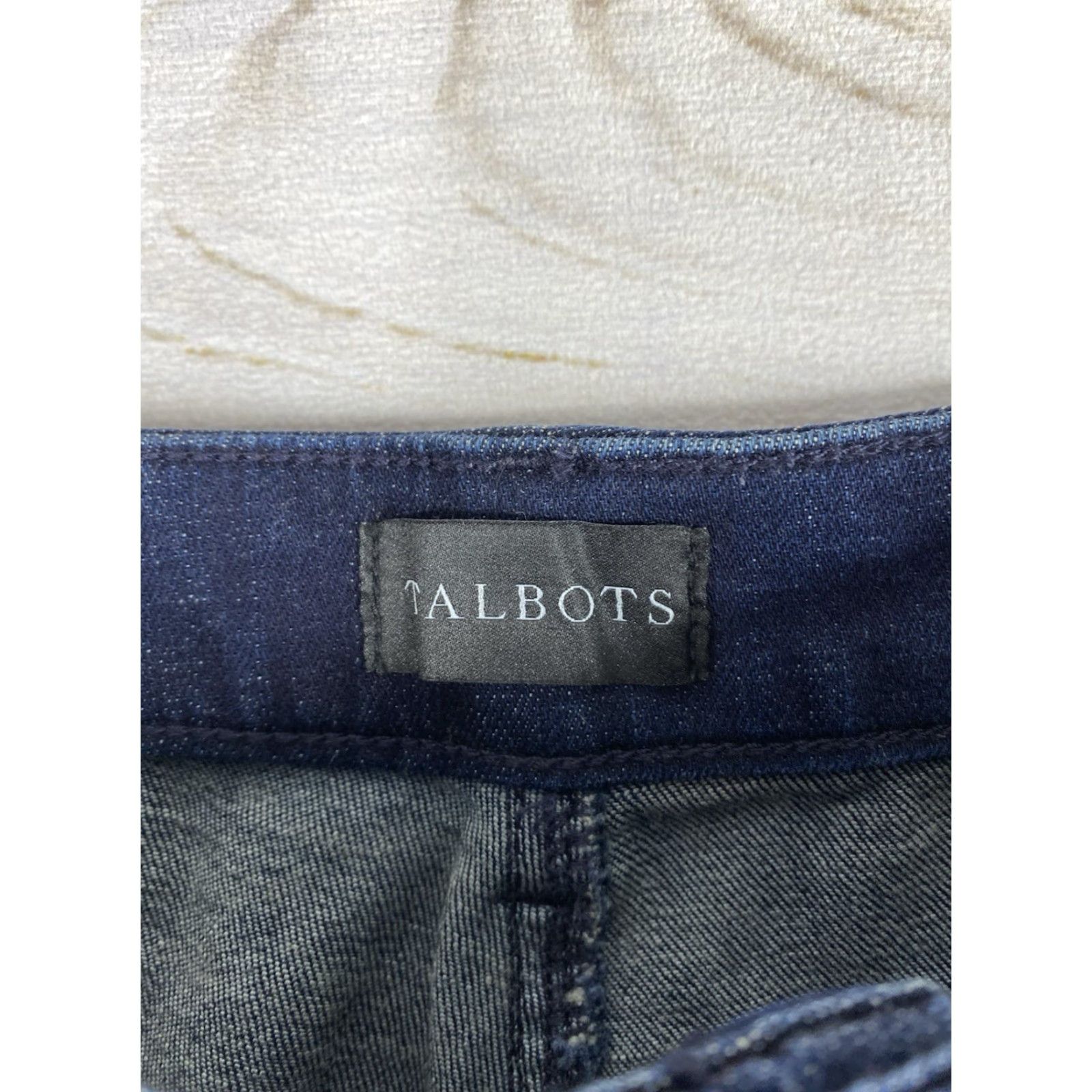 Talbots Talbots Jeans Womens Sz 10 Straight Denim Dark Wash 5-Pocket Stretch Blue Regular Size 32" / US 10 / IT 46 - 5 Thumbnail
