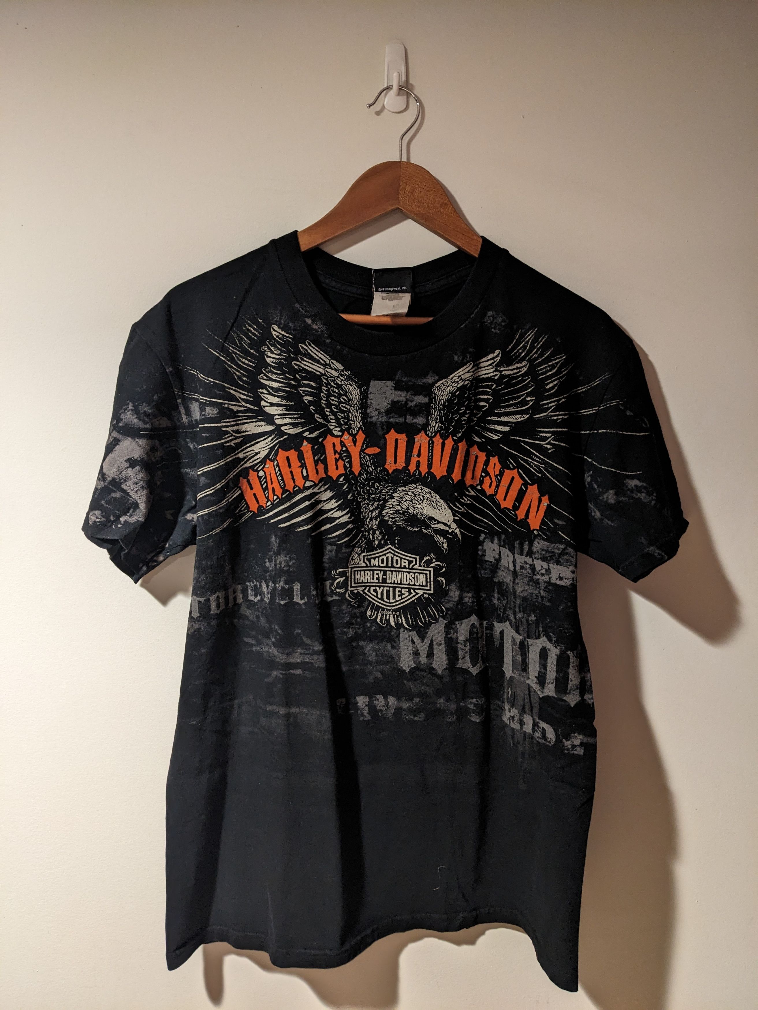 Harley Davidson × Vintage Vintage 2008 Harley-Davidson Motorcycle Animal Large T-Shirt Size US L / EU 52-54 / 3 - 1 Thumbnail