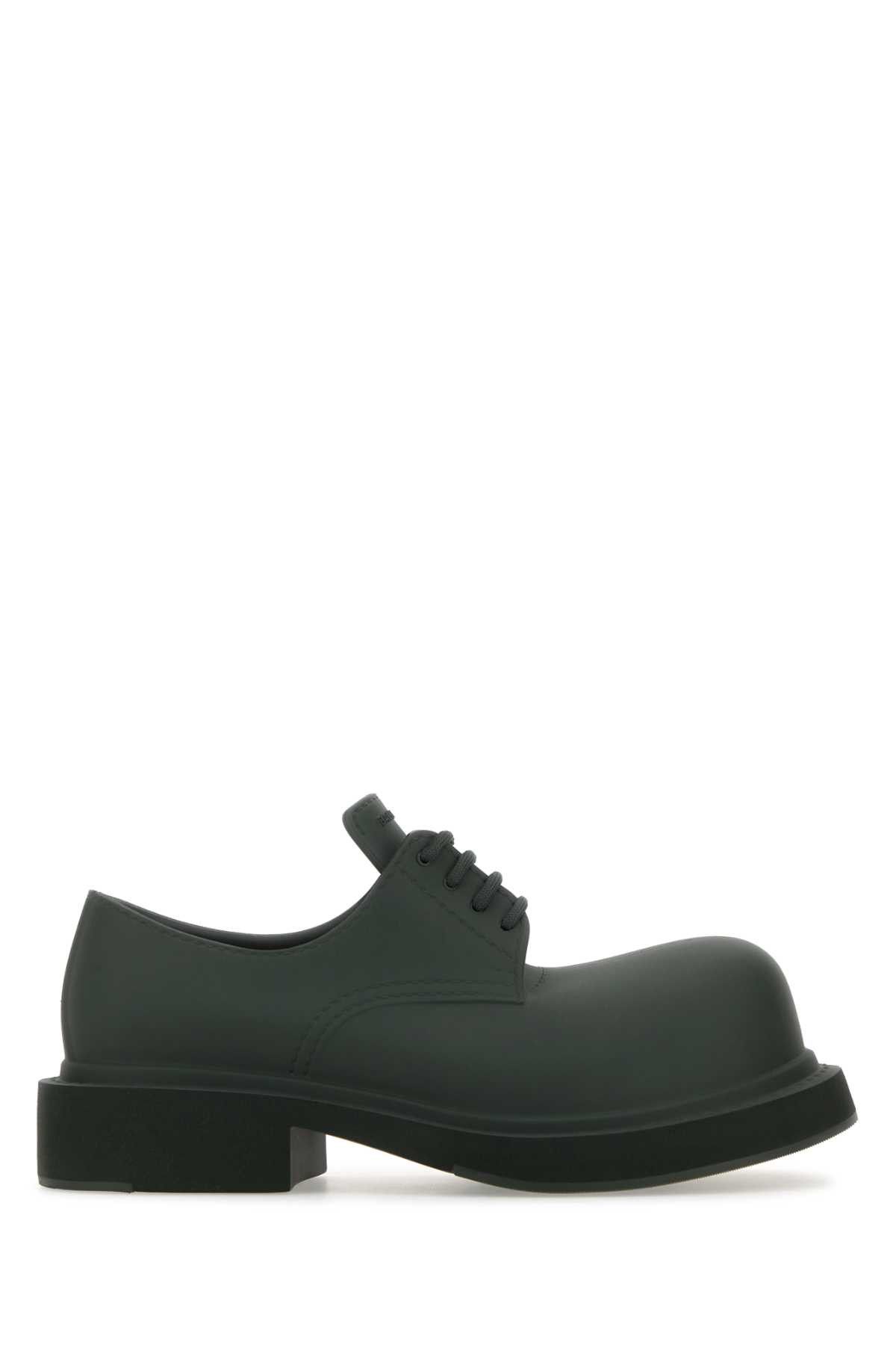 image of Balenciaga Bottle Green Eva Steroid Lace-Up Shoes, Men's (Size 8)