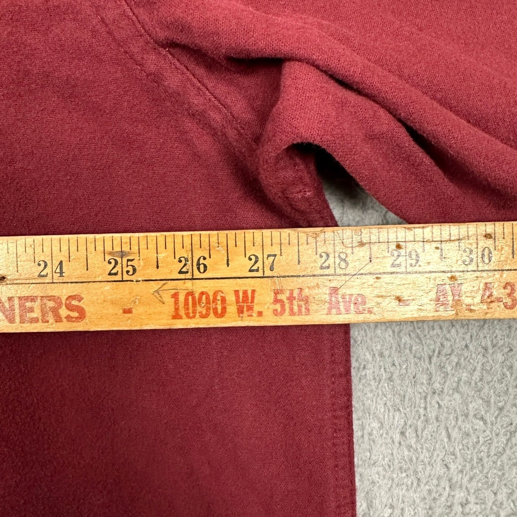 Vintage L.L. Bean Mens 2XL Chamois Cloth Shirt Red Flannel Button-Up Pockets EUC Size US XXL / EU 58 / 5 - 5 Thumbnail