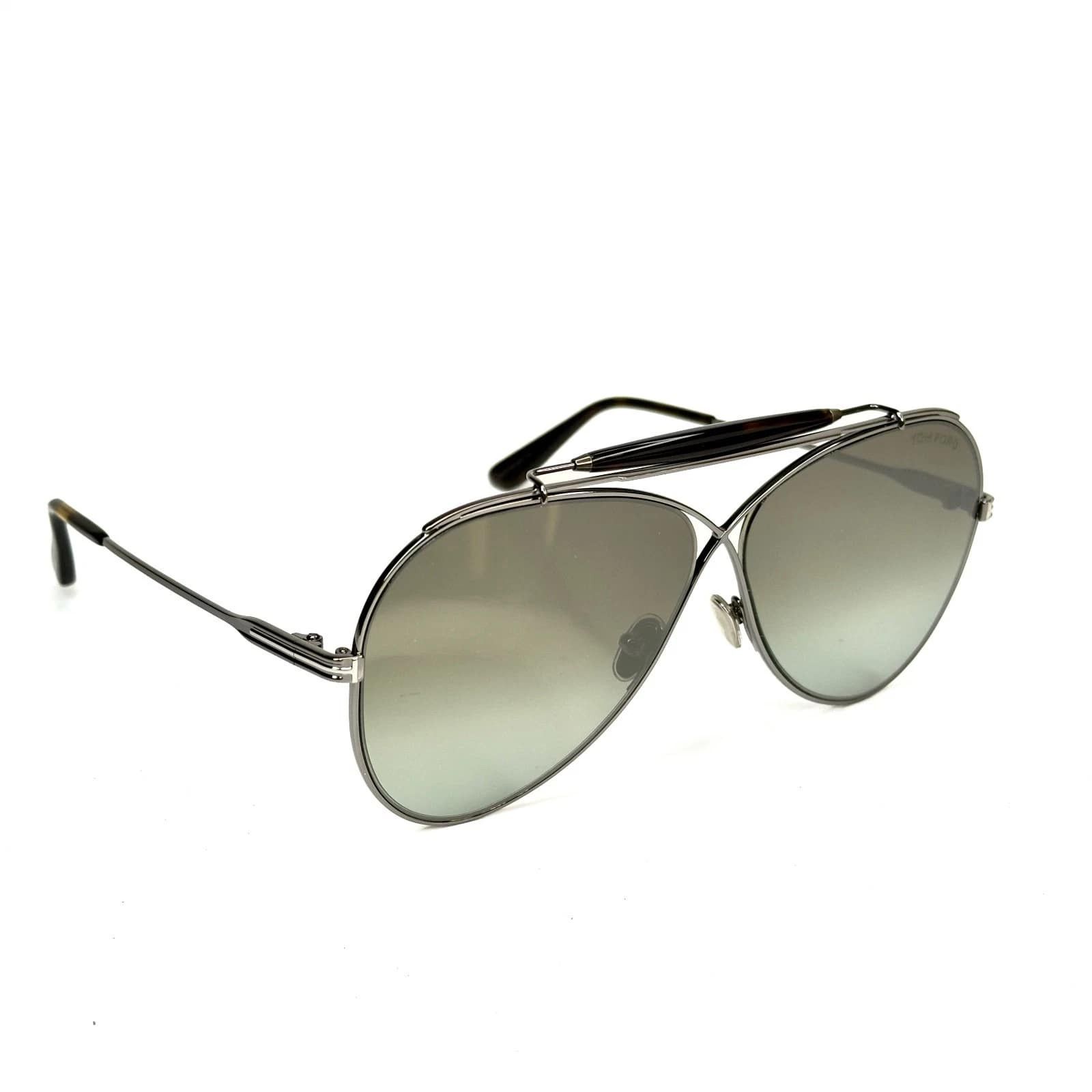 Tom Ford TOM FORD HOLDEN TF818 08G Gray Aviator Sunglasses 818 FT0818 Size ONE SIZE - 4 Thumbnail