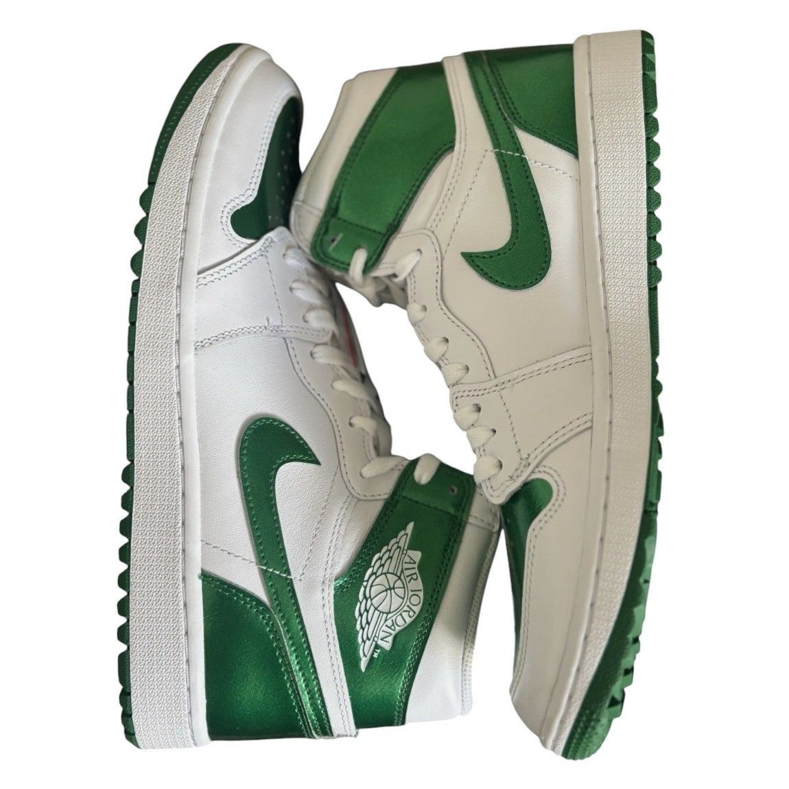 Jordan Brand Air Jordan 1 Retro High Golf Metallic Pine Green DQ0660-130 Size US 11 / EU 44 - 8 Thumbnail