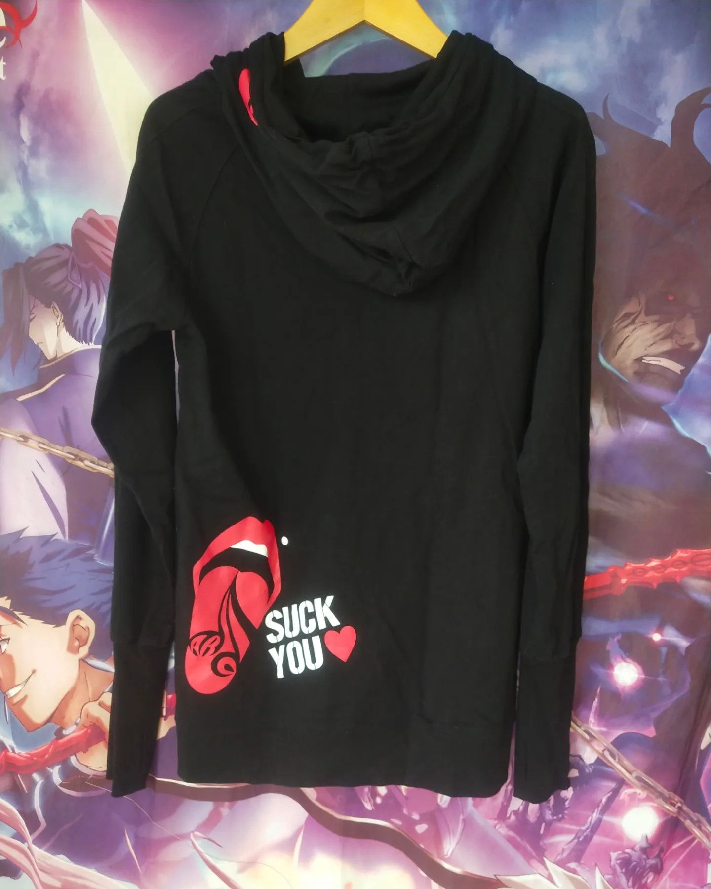 Hysteric Glamour Acid Black Cherry Suck You Band V-Kei Hoodie Japan Size US S / EU 44-46 / 1 - 3 Thumbnail