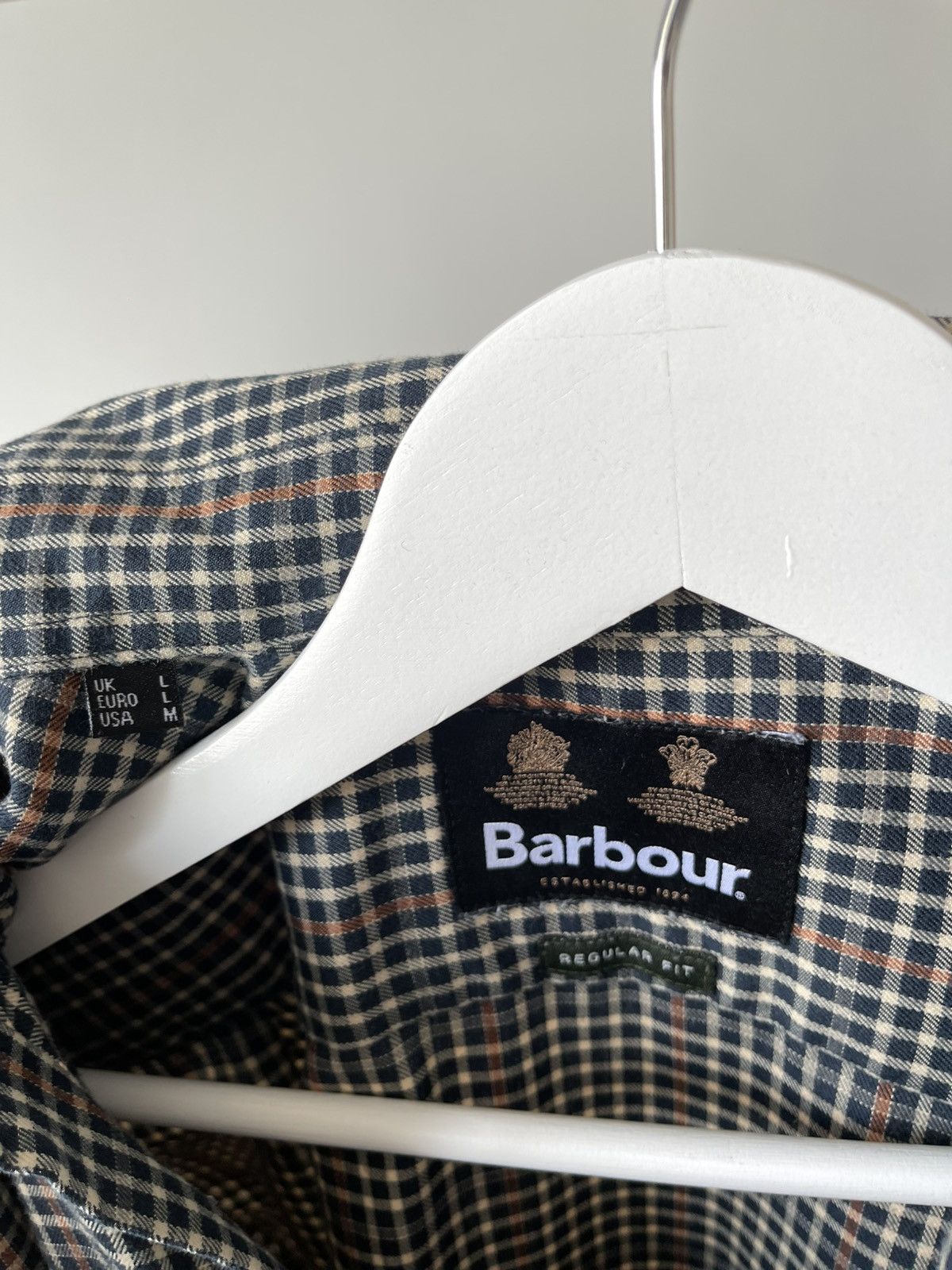 Barbour Barbour AW22 Henderson Thermo Weave Checkered Twill Shirt Size US M / EU 48-50 / 2 - 14 Thumbnail