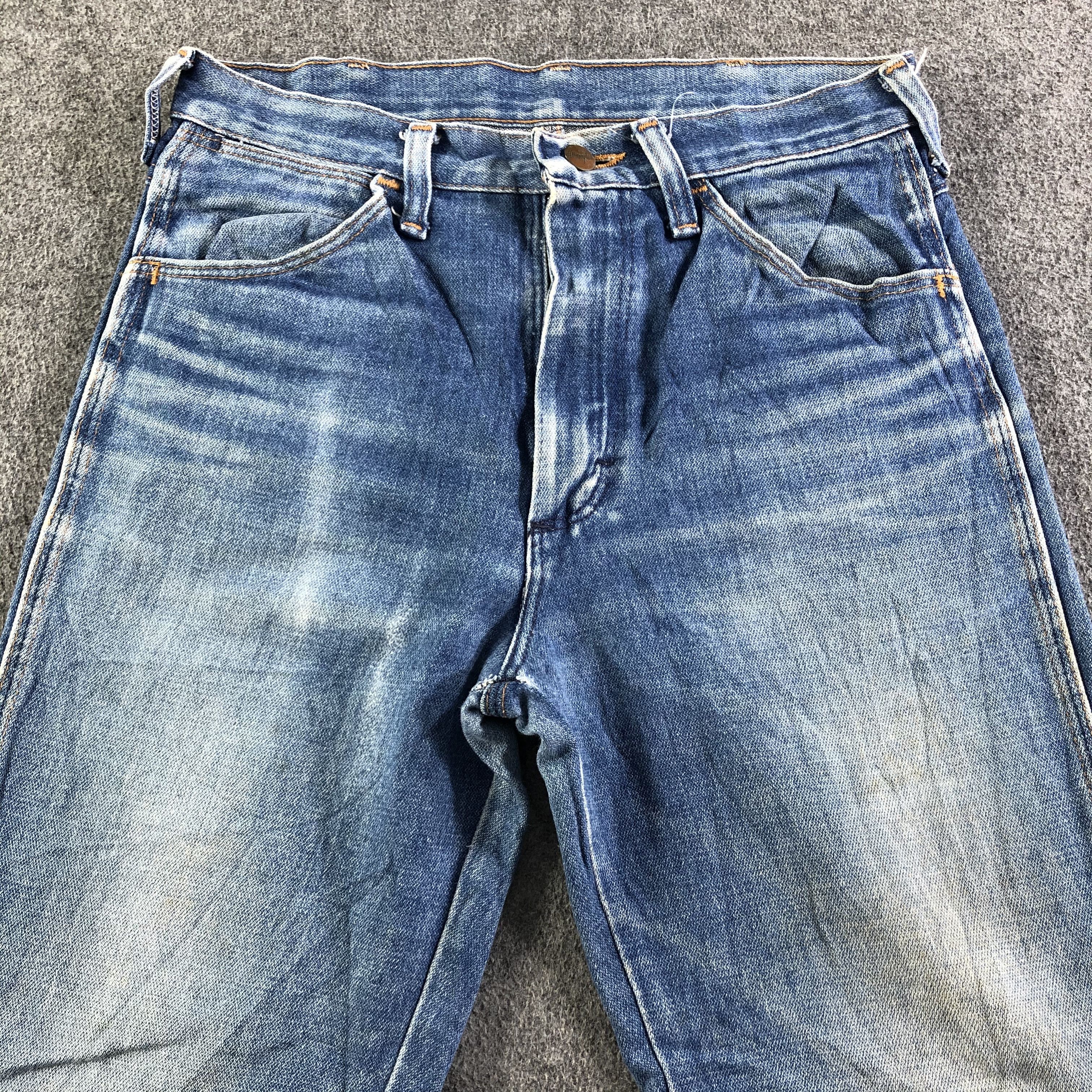 Wrangler Vintage Blue Wash Wrangler Jeans-J3619 Size US 29 - 3 Thumbnail