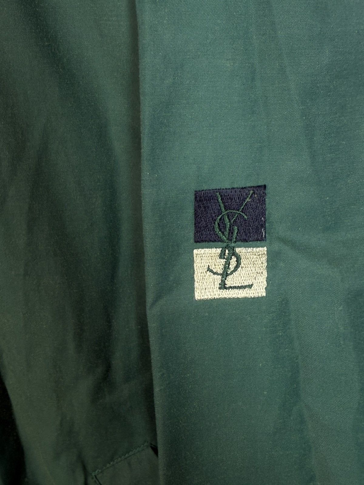 Yves Saint Laurent Green 90s YSL Bomber Vintage Jacket Yves Saint Laurent Size US M / EU 48-50 / 2 - 5 Thumbnail