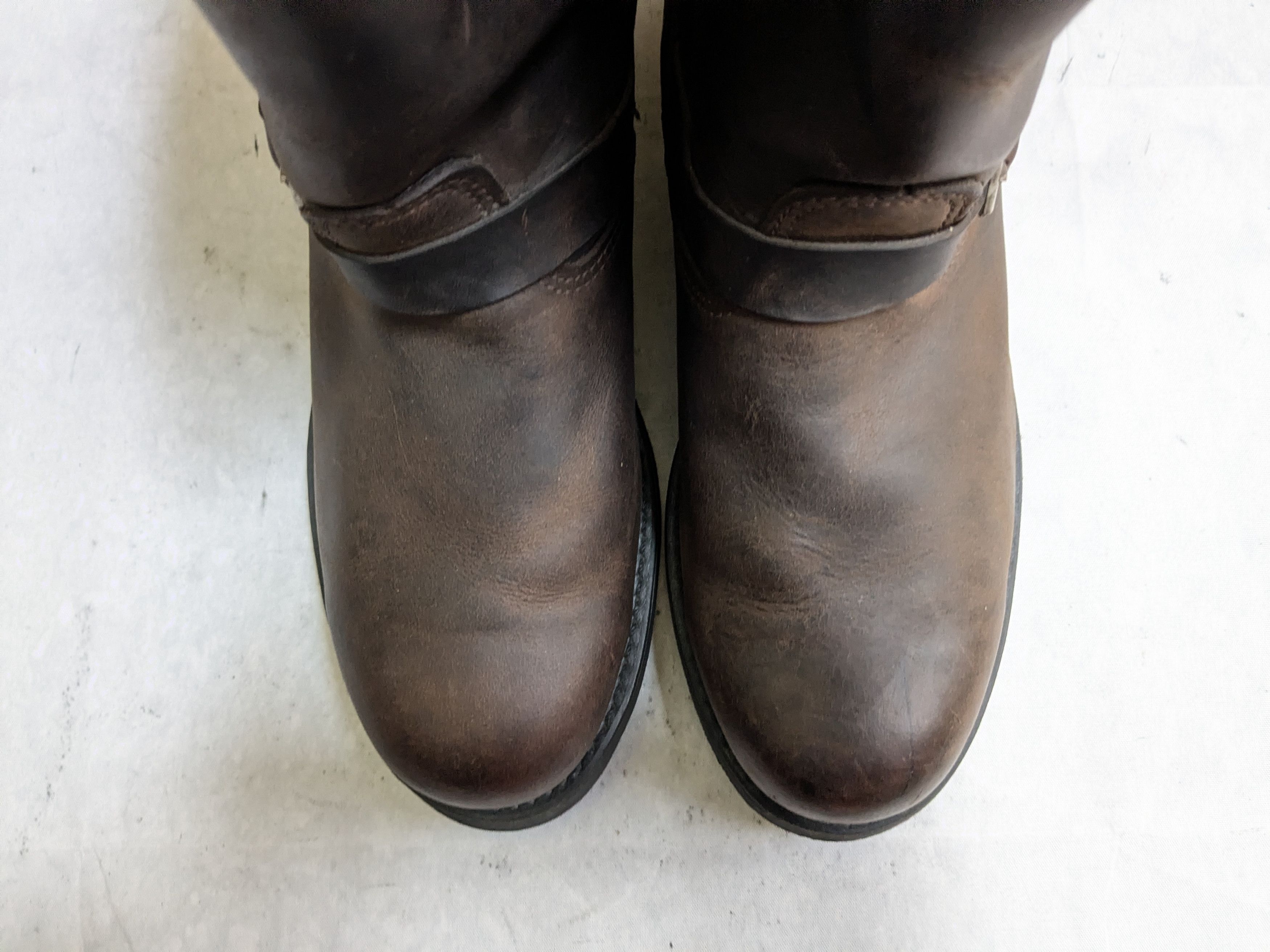 Frye Frye Engineer Boots Brown 10.5 M Leather Buckle Strap Size US 10.5 / EU 43-44 - 2 Thumbnail