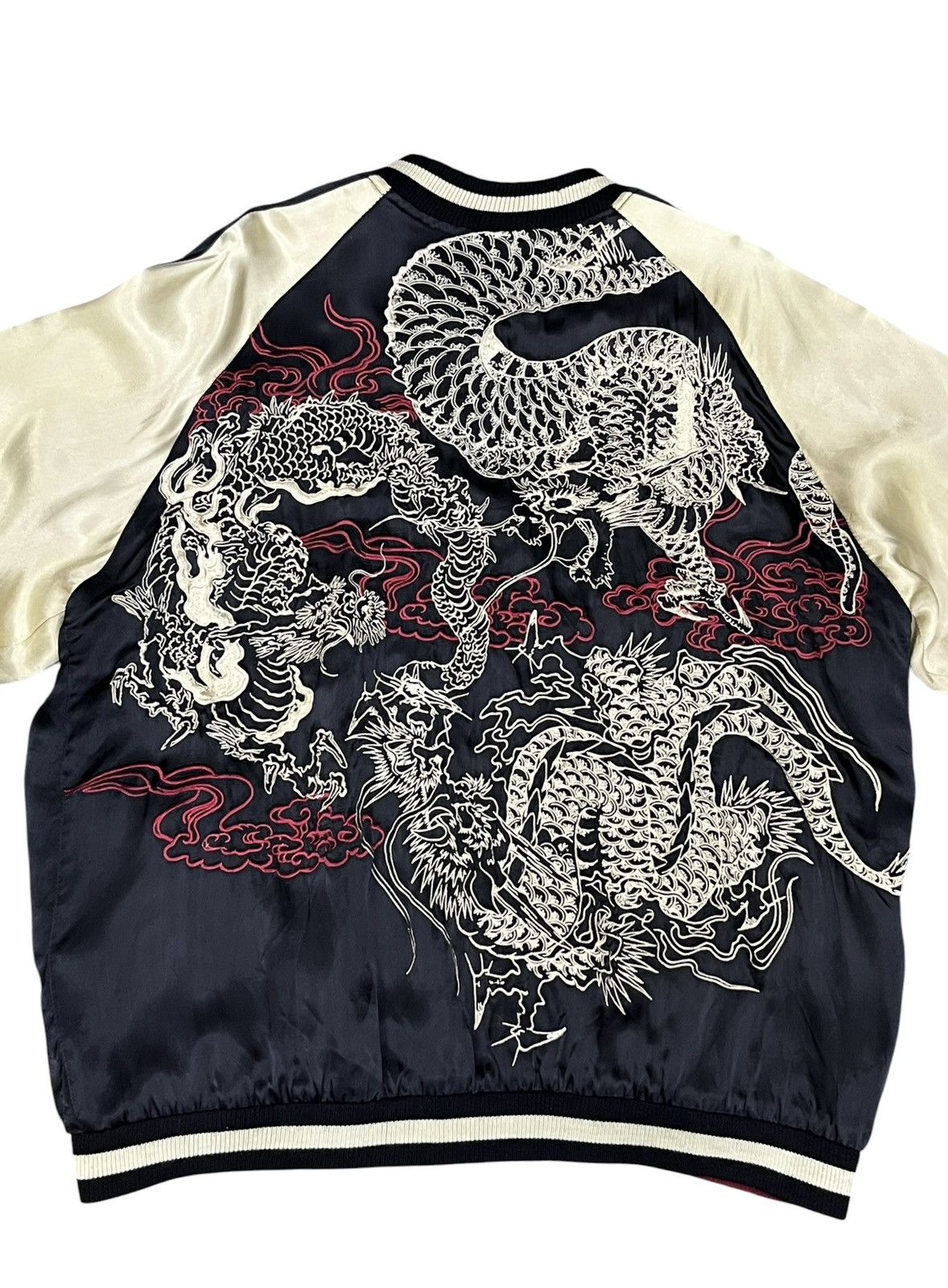 Addict Clothes Japan Vintage Reversible Dragon Sukajan Souvenir Jacket Japan Size US L / EU 52-54 / 3 - 13 Thumbnail