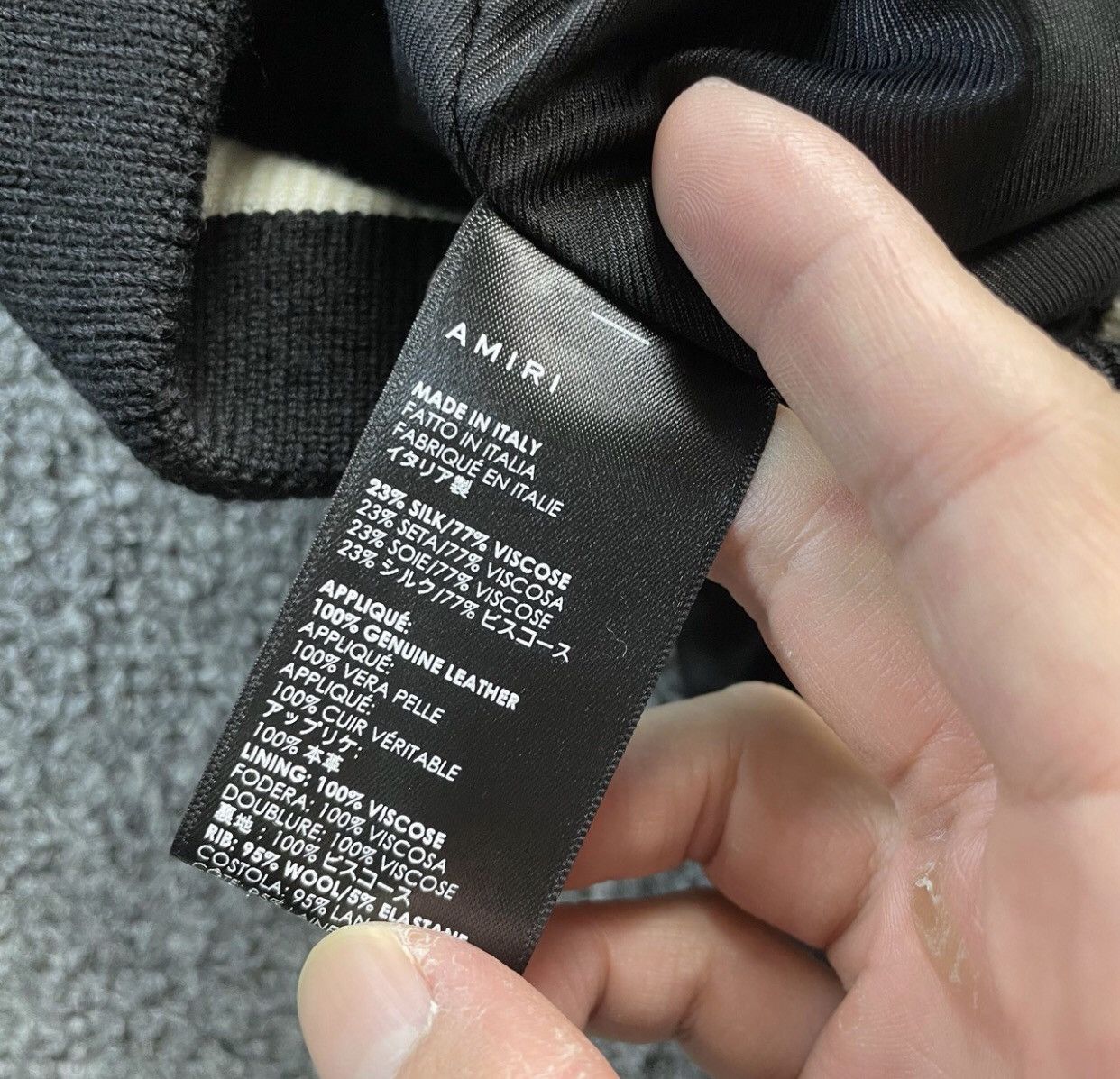 Amiri AMIRI black jacket 2412-Nextarrow Size US M / EU 48-50 / 2 - 4 Thumbnail
