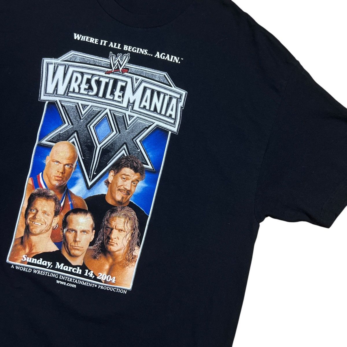 WWE VINTAGE WRESTLEMANIA 20 EDDIE GUERRERO Size US XXL / EU 58 / 5 - 4 Thumbnail