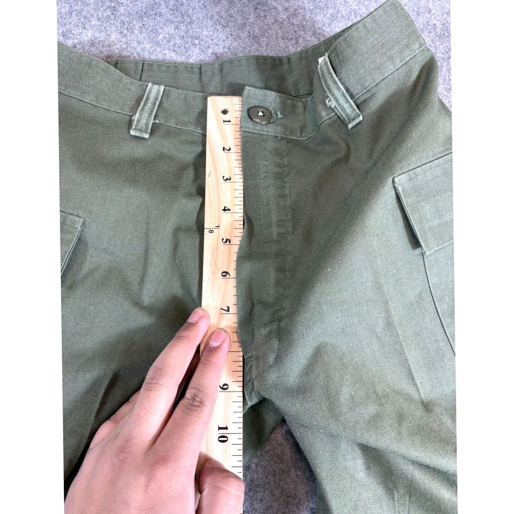 Vintage VINTAGE M-47 Cargo Pants Mens 26 Green Baggy Combat Utility Military Hat? Size US 26 / EU 42 - 5 Thumbnail
