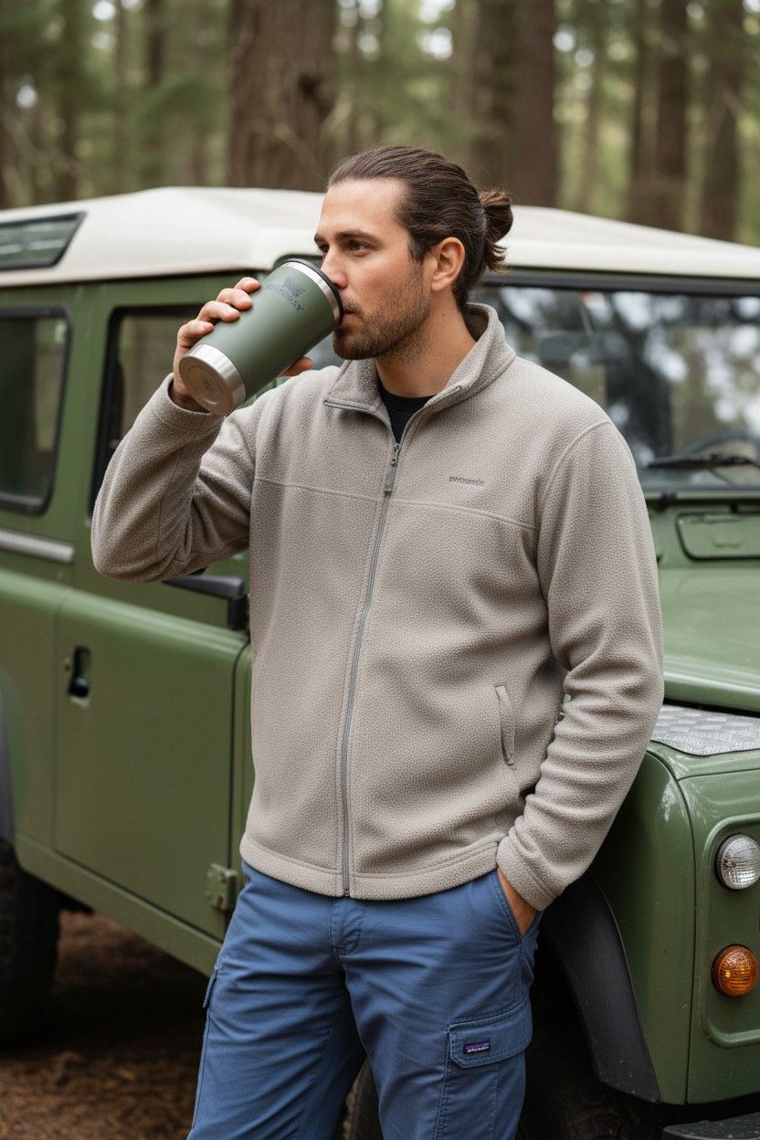 Patagonia Vtg Patagonia Synchilla 90s Fleece — Grey— Men's Large Size US L / EU 52-54 / 3 - 1 Thumbnail